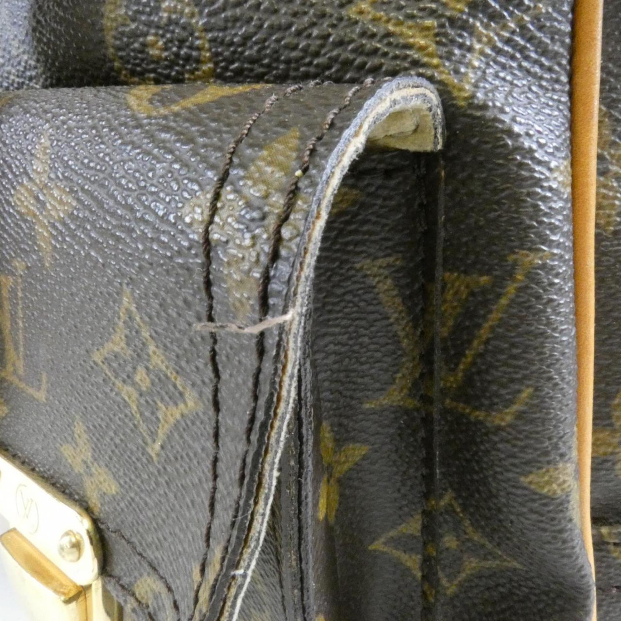 Louis Vuitton Monogram Marron Coated Canvas Handbag (Pre-Owned)