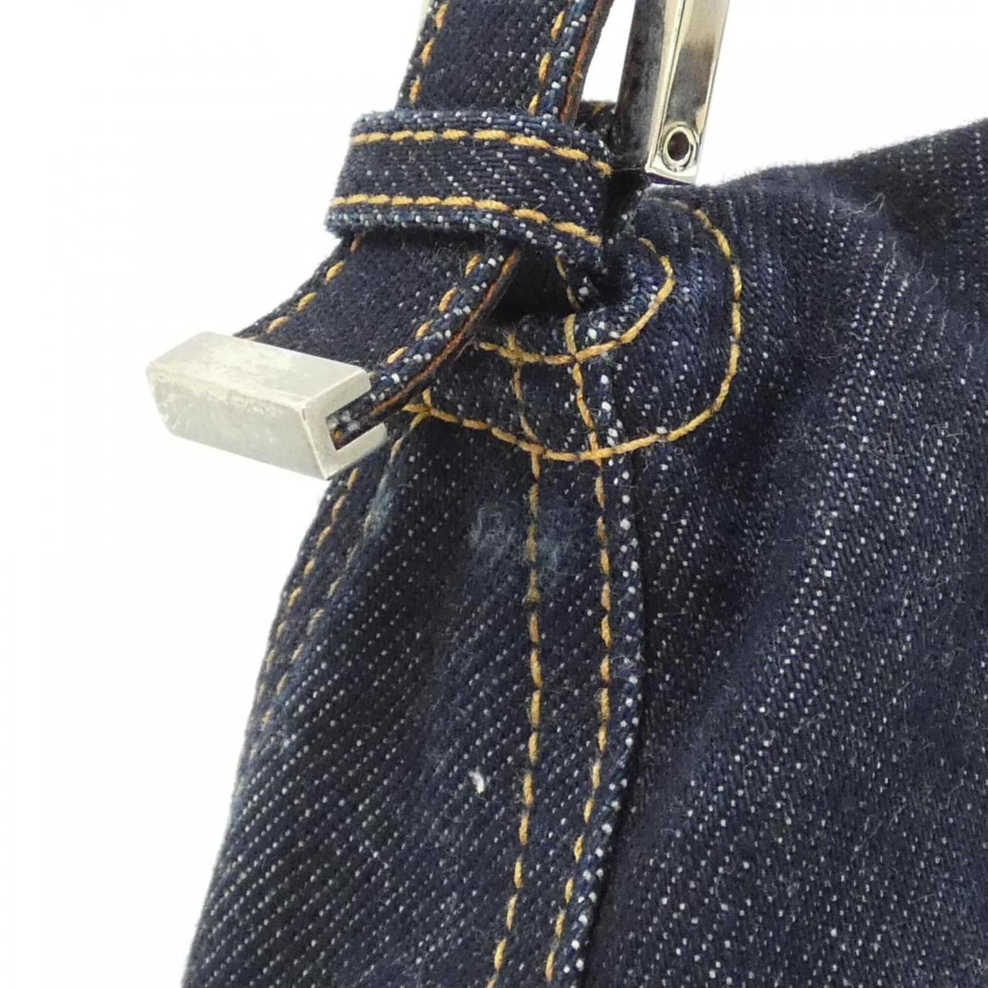 Fendi Navy Denim Shoulder Bag (Pre-Owned)