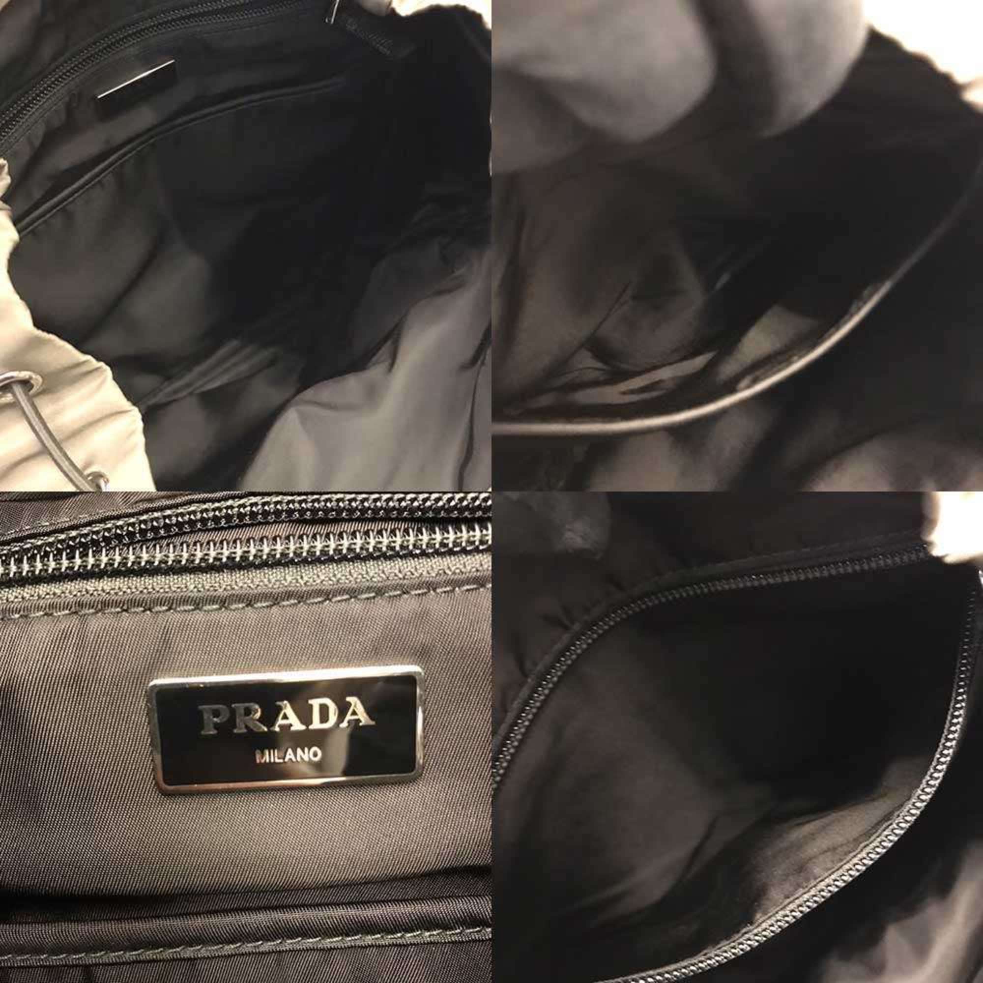 Prada Green Khaki Nylon Backpack (Pre-Owned)