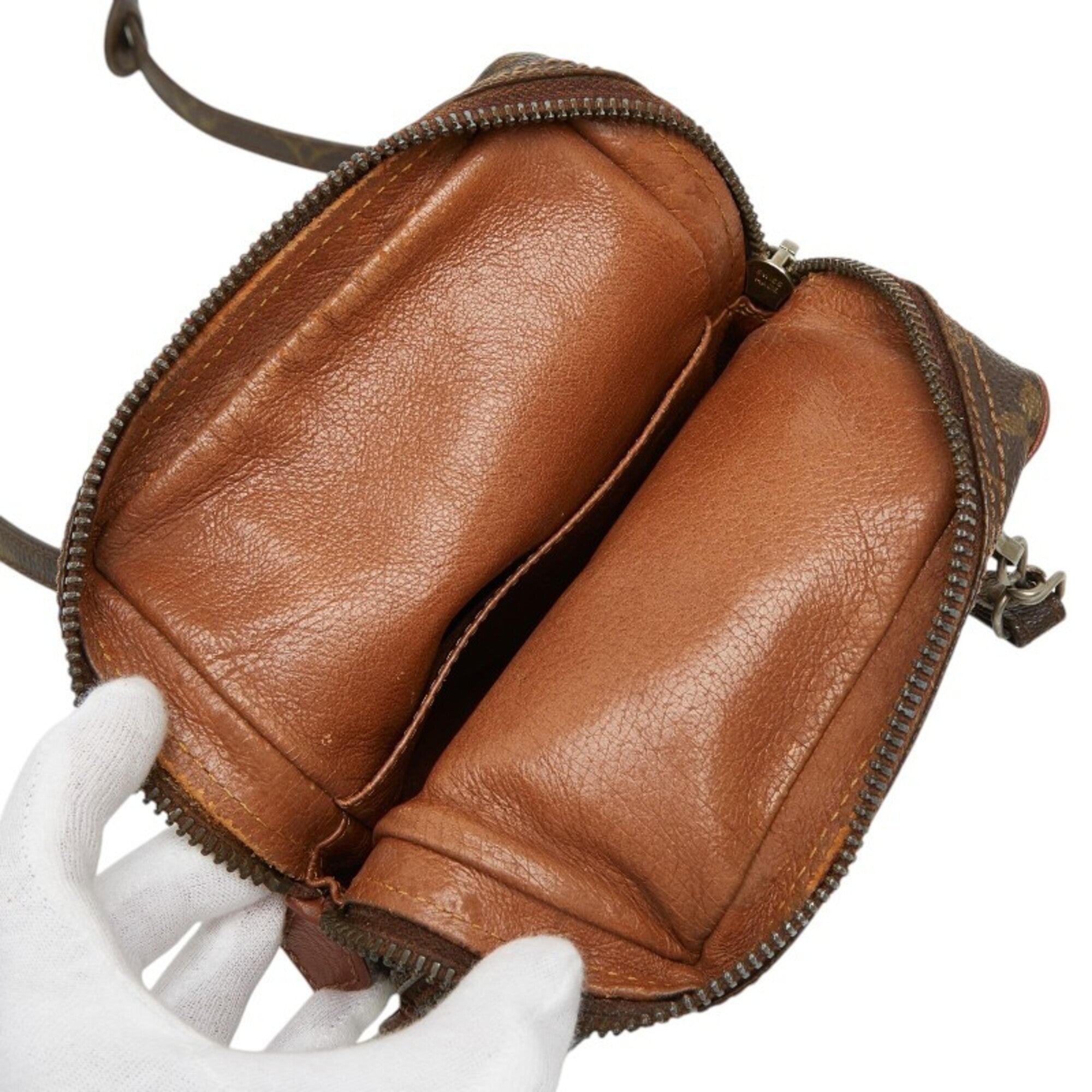 Louis Vuitton Brown Pvc Leather Shoulder Bag (Pre-Owned)