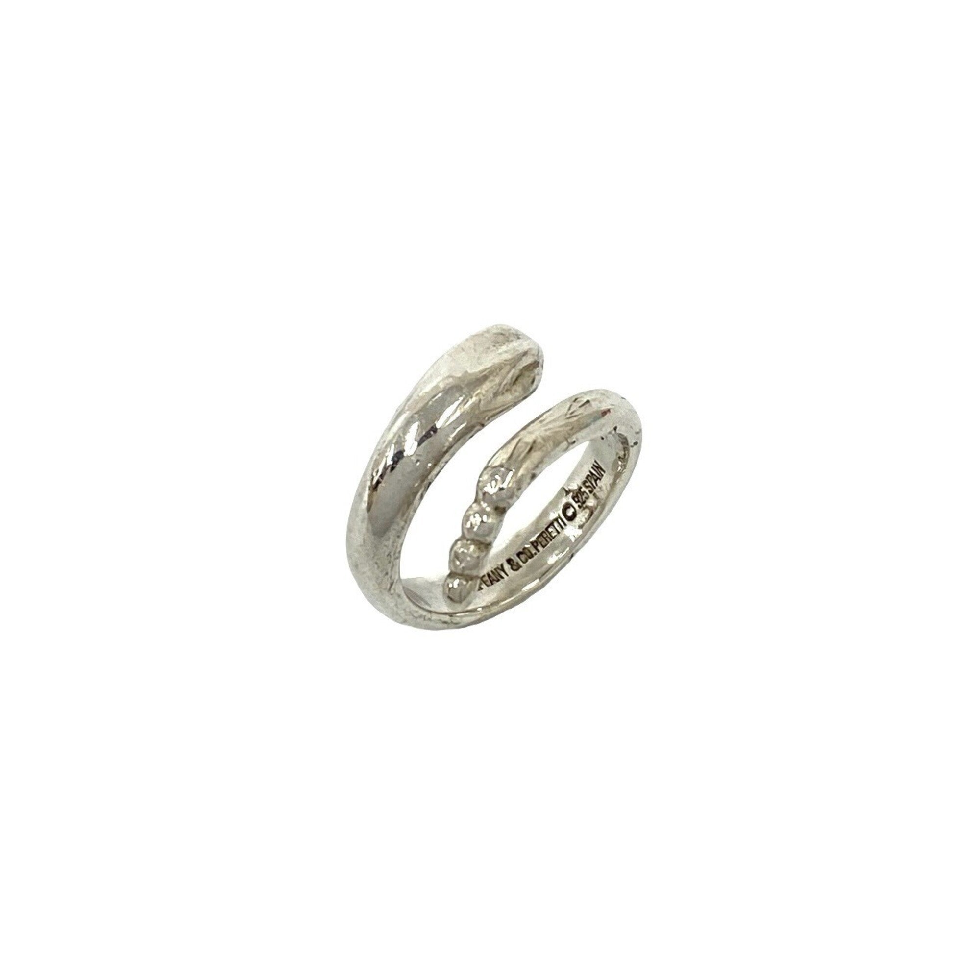 Tiffany Silver Silver 925 Band Ring (Pre-Owned)