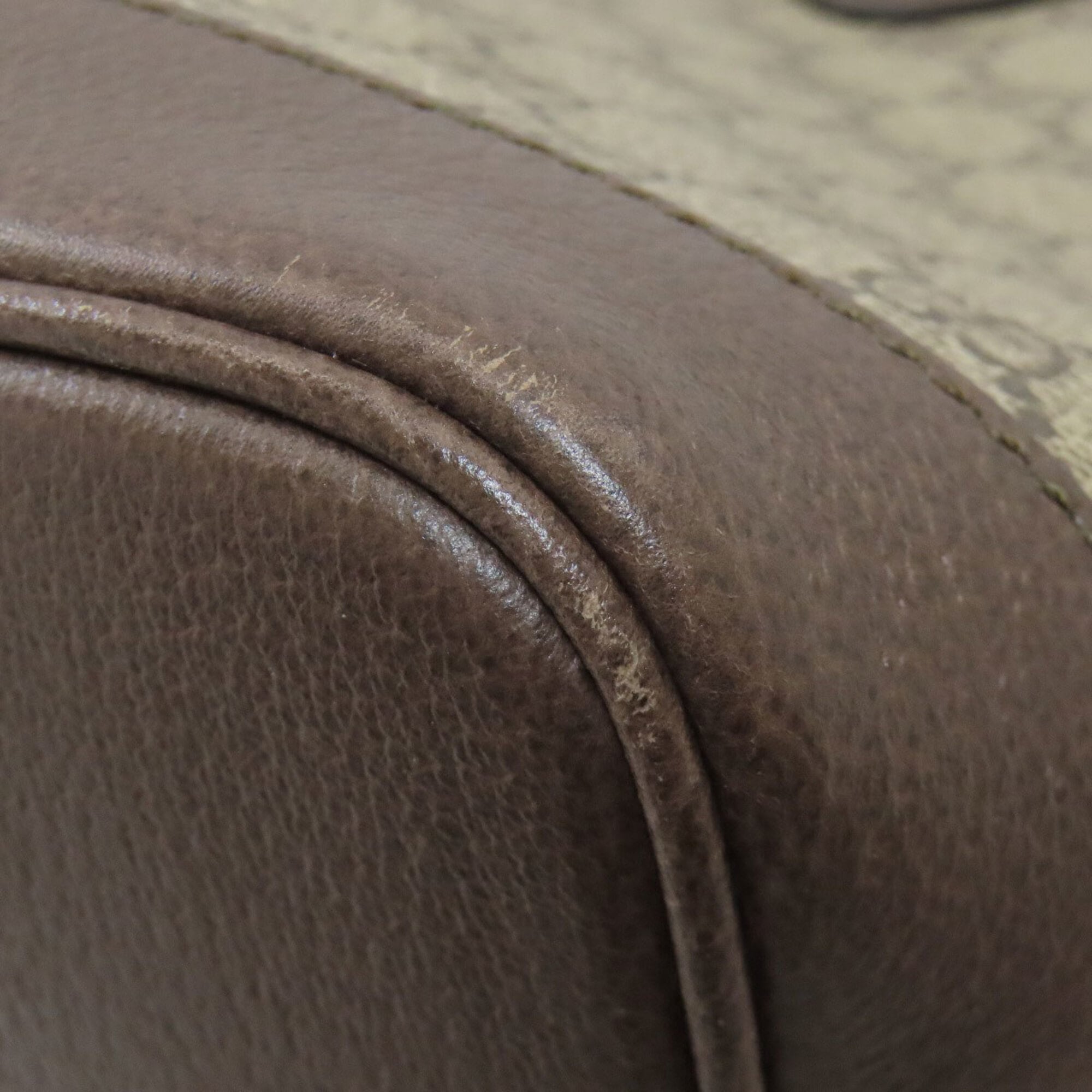 Gucci Brown Pvc Handbag (Pre-Owned)