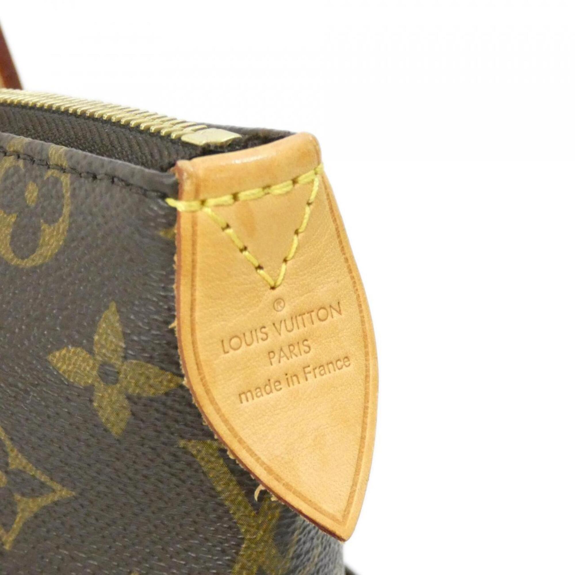 Louis Vuitton Marron Coated Canvas Handbag (Pre-Owned)