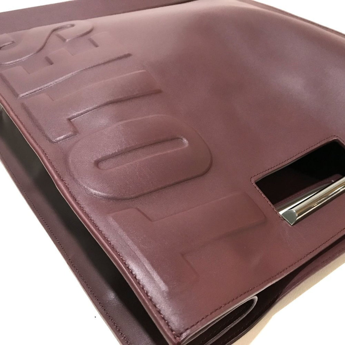 3.1 Phillip Lim Bordeaux Leather Handbag Tote Bag (Pre-Owned)