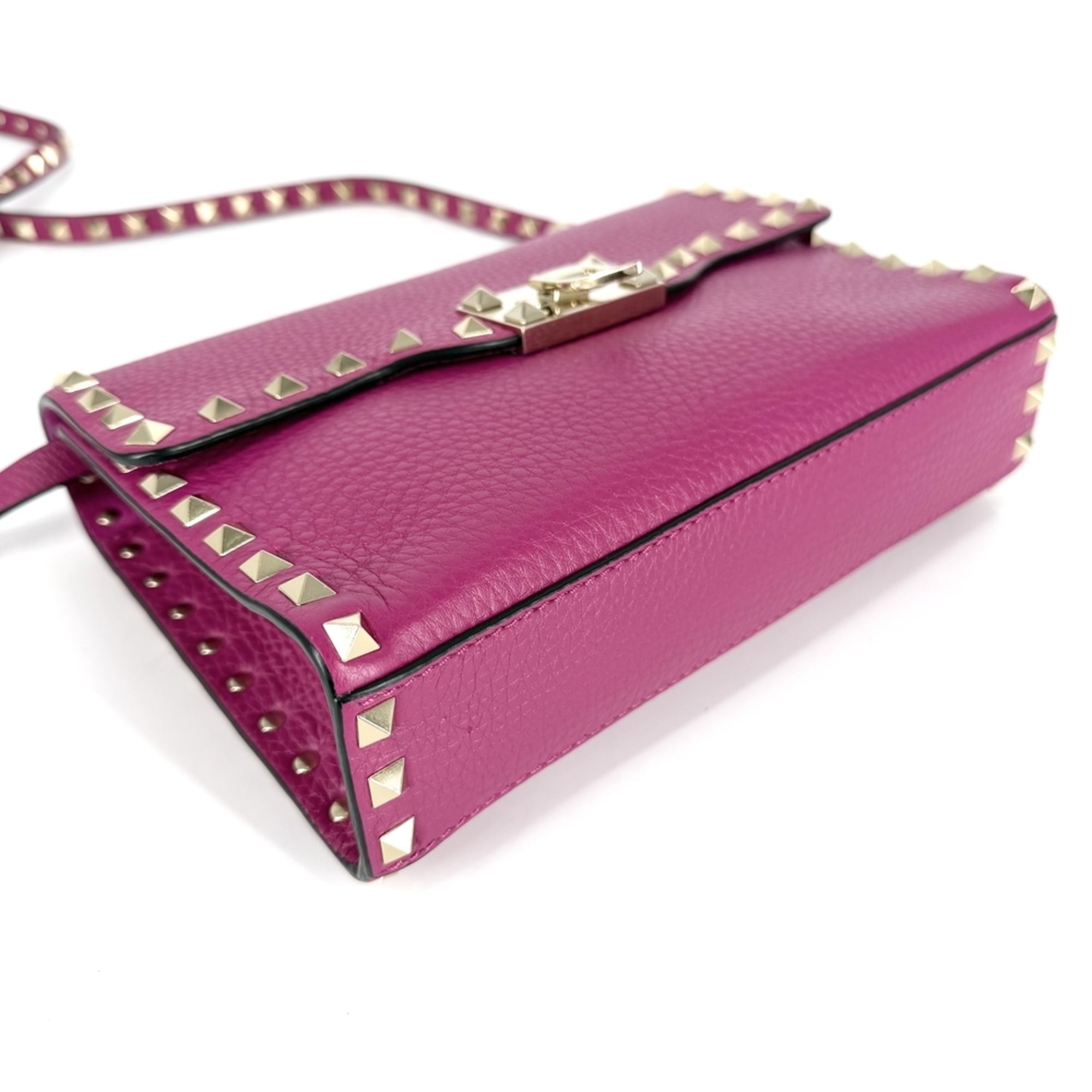 Valentino Garavani Pink Leather Shoulder Bag (Pre-Owned)