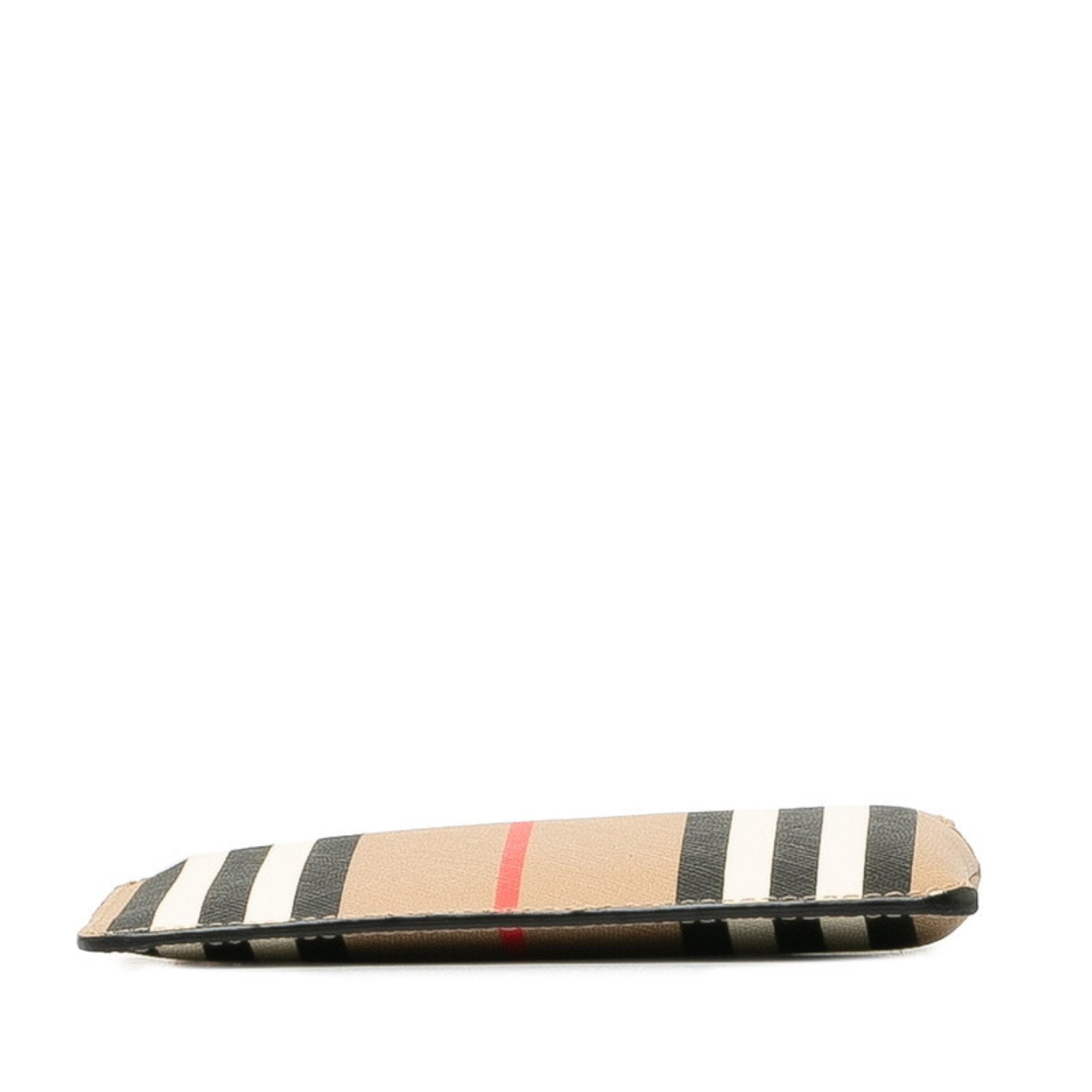 Burberry Beige Multi-Color Pvc Leather Coin Purse/Coin Case (Pre-Owned)