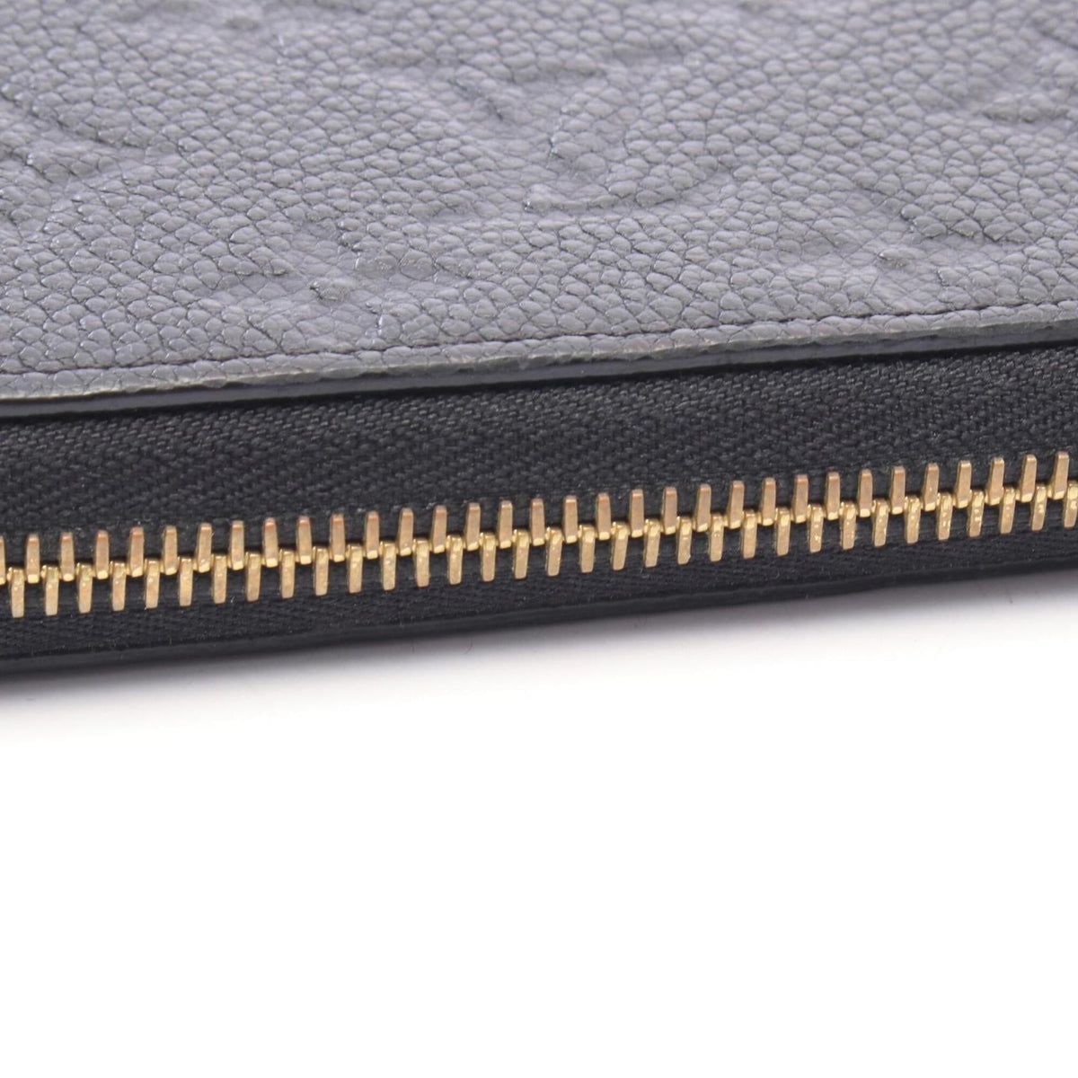 Louis Vuitton Black Noir Monogram Empreinte Long Wallet (Bi-Fold) (Pre-Owned)
