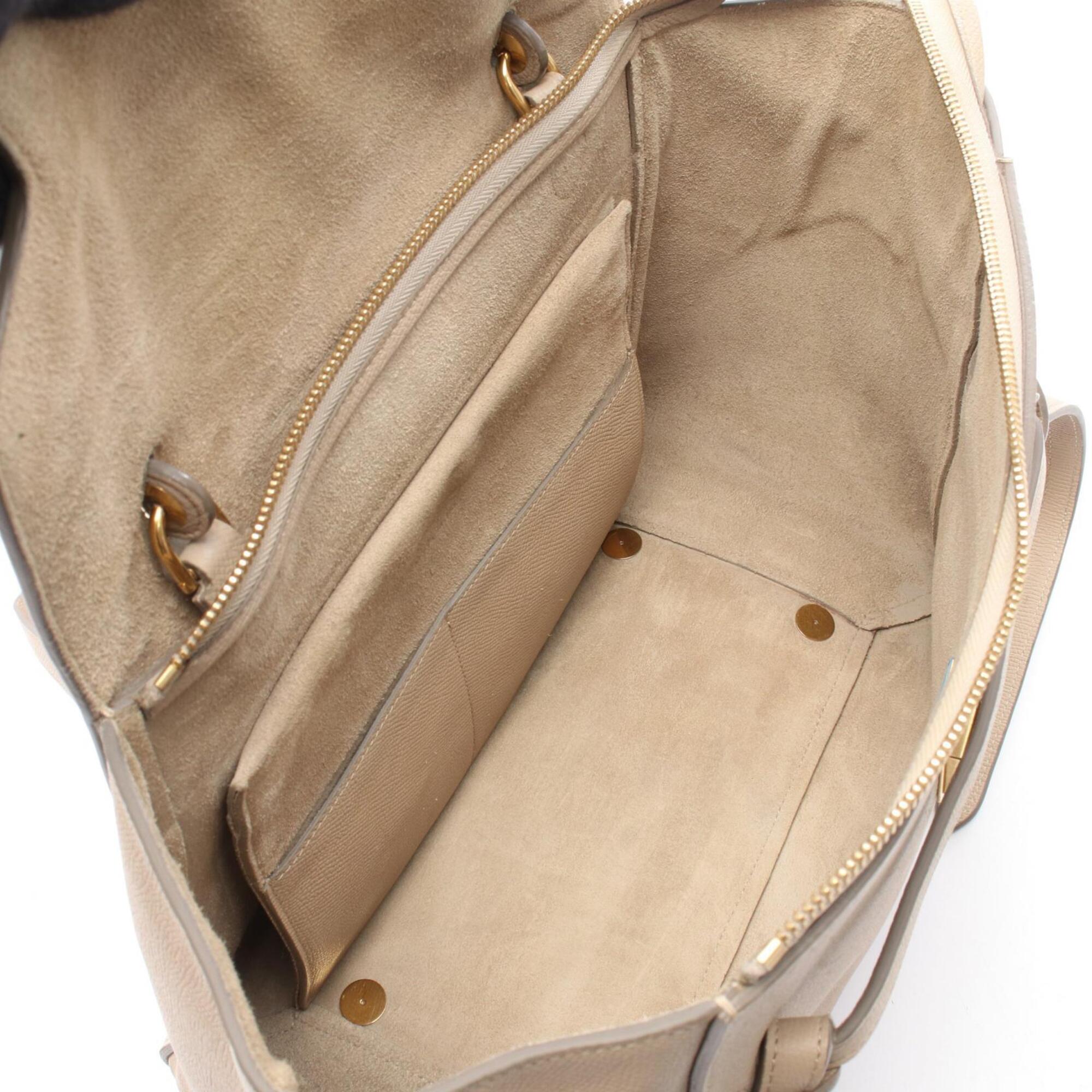 Celine Beige Leather Handbag (Pre-Owned)