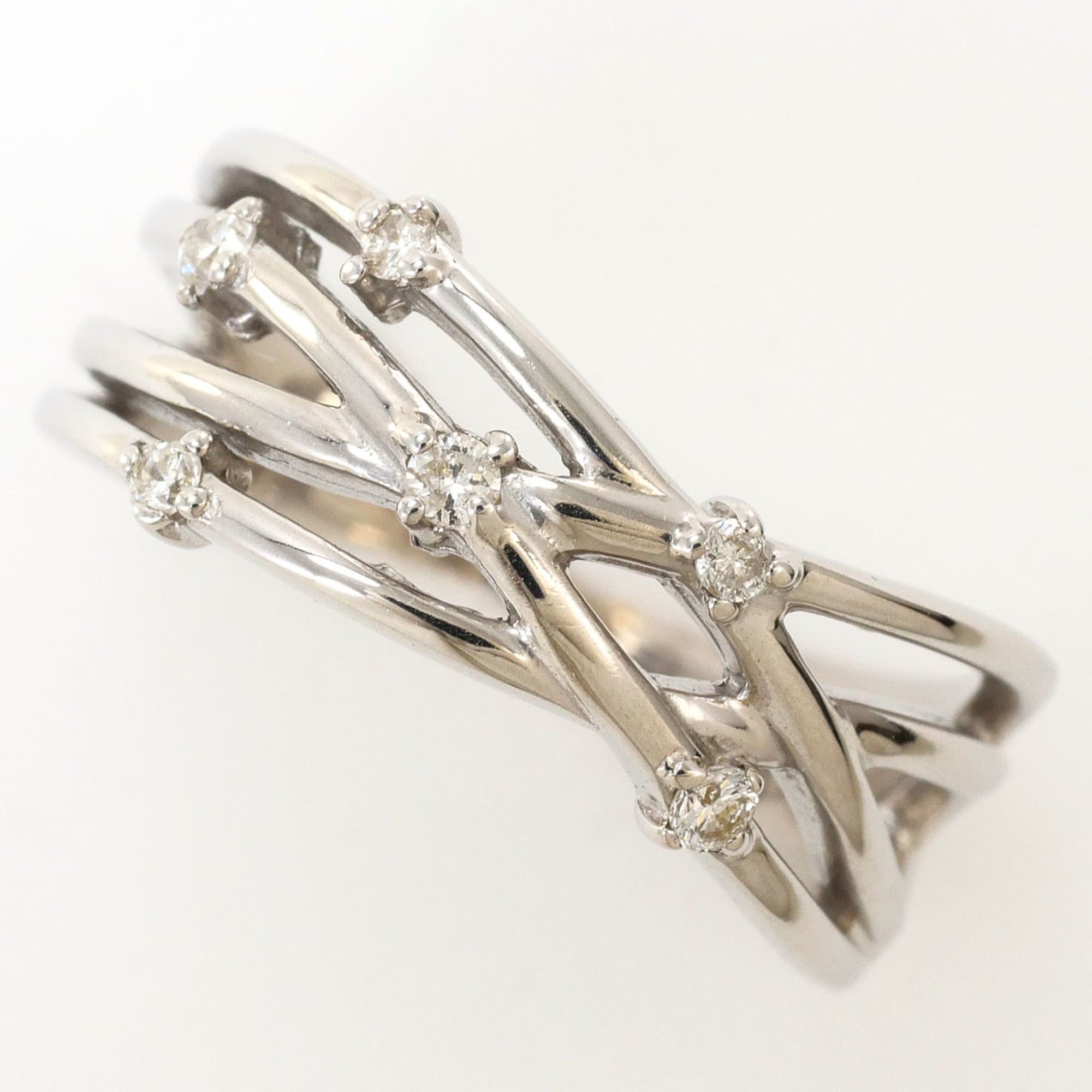Unbranded White Gold White Gold (18K) Band Ring (Pre-Owned)