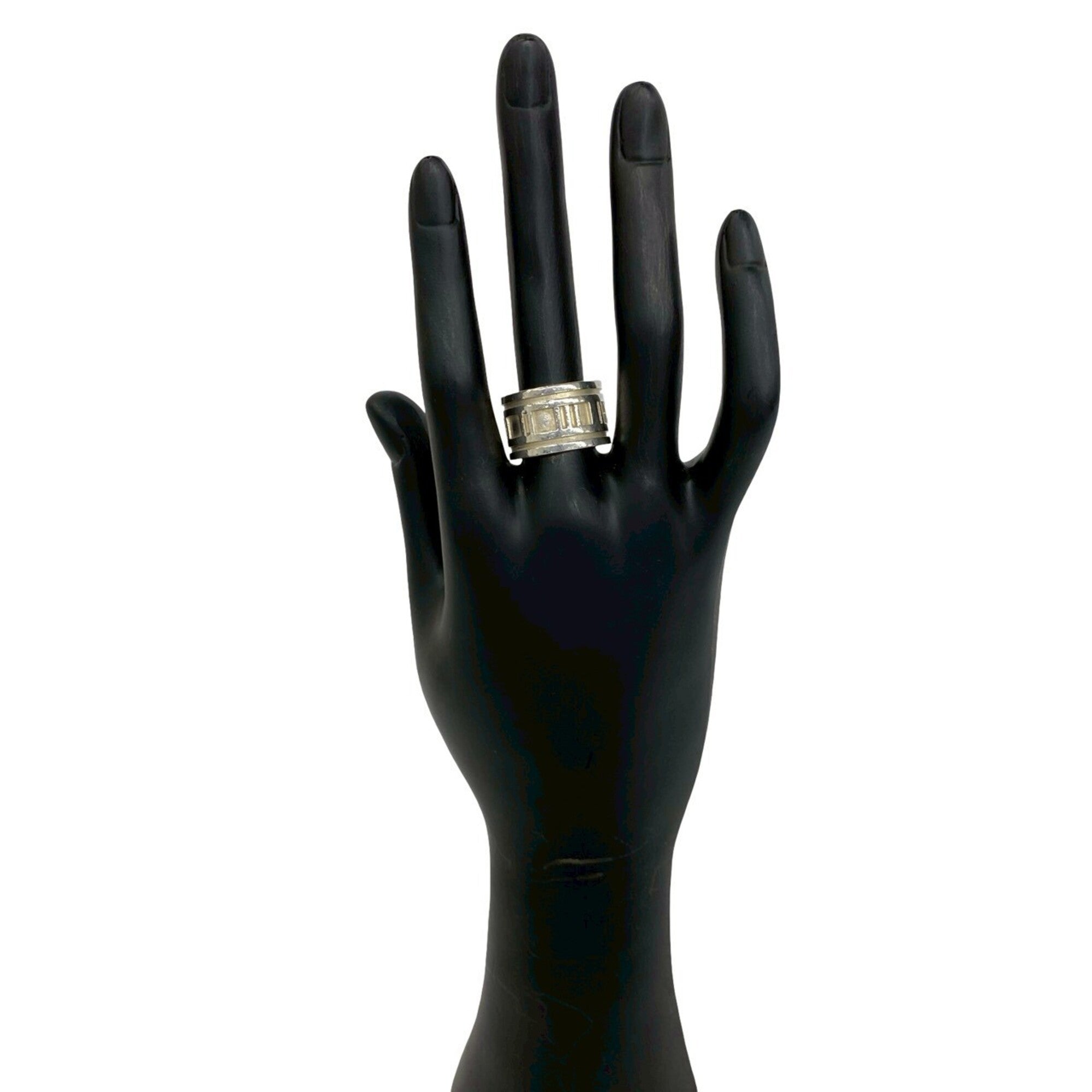 Tiffany Silver Silver 925 Band Ring (Pre-Owned)