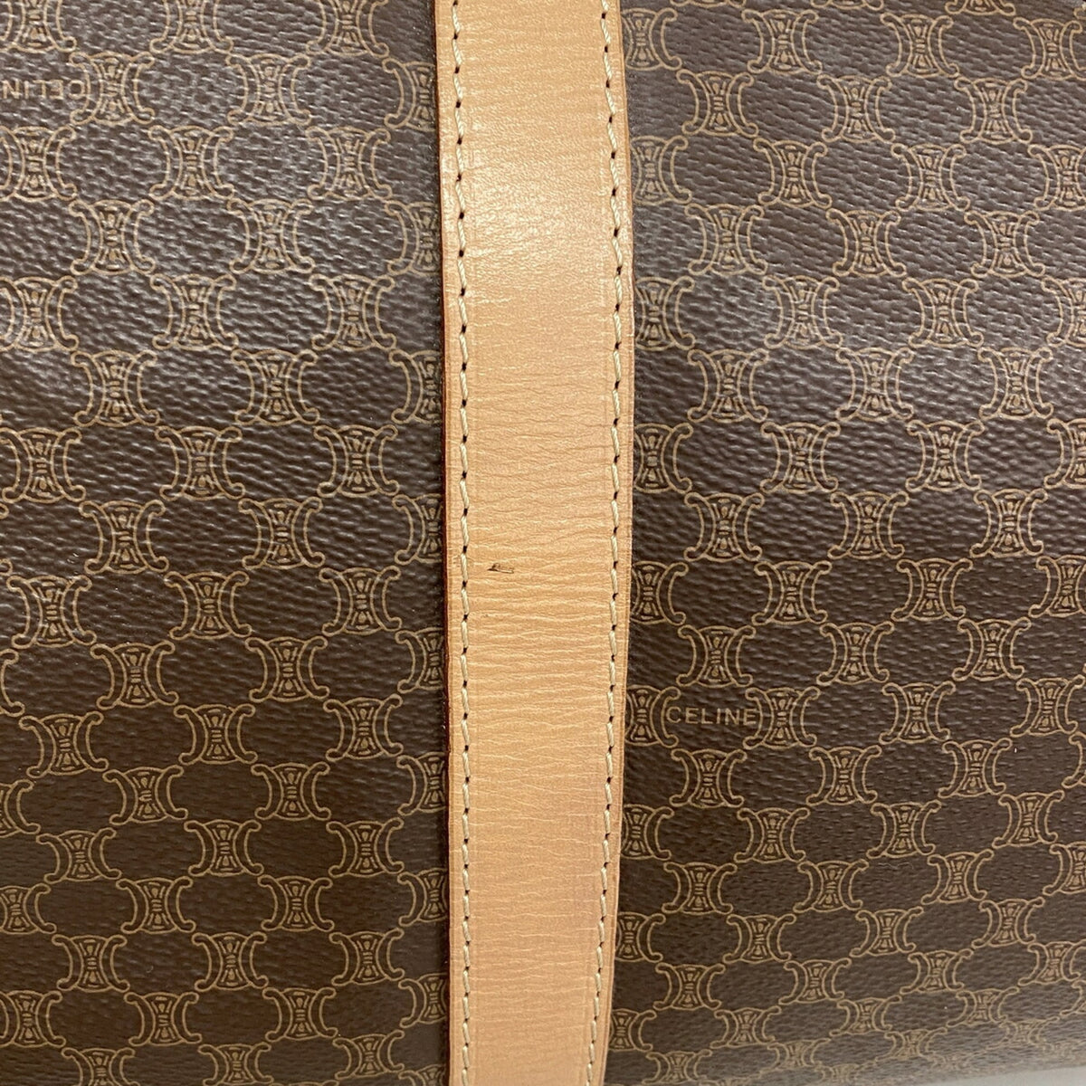 Unspecified Brown Pvc Boston Bag (Pre-Owned)