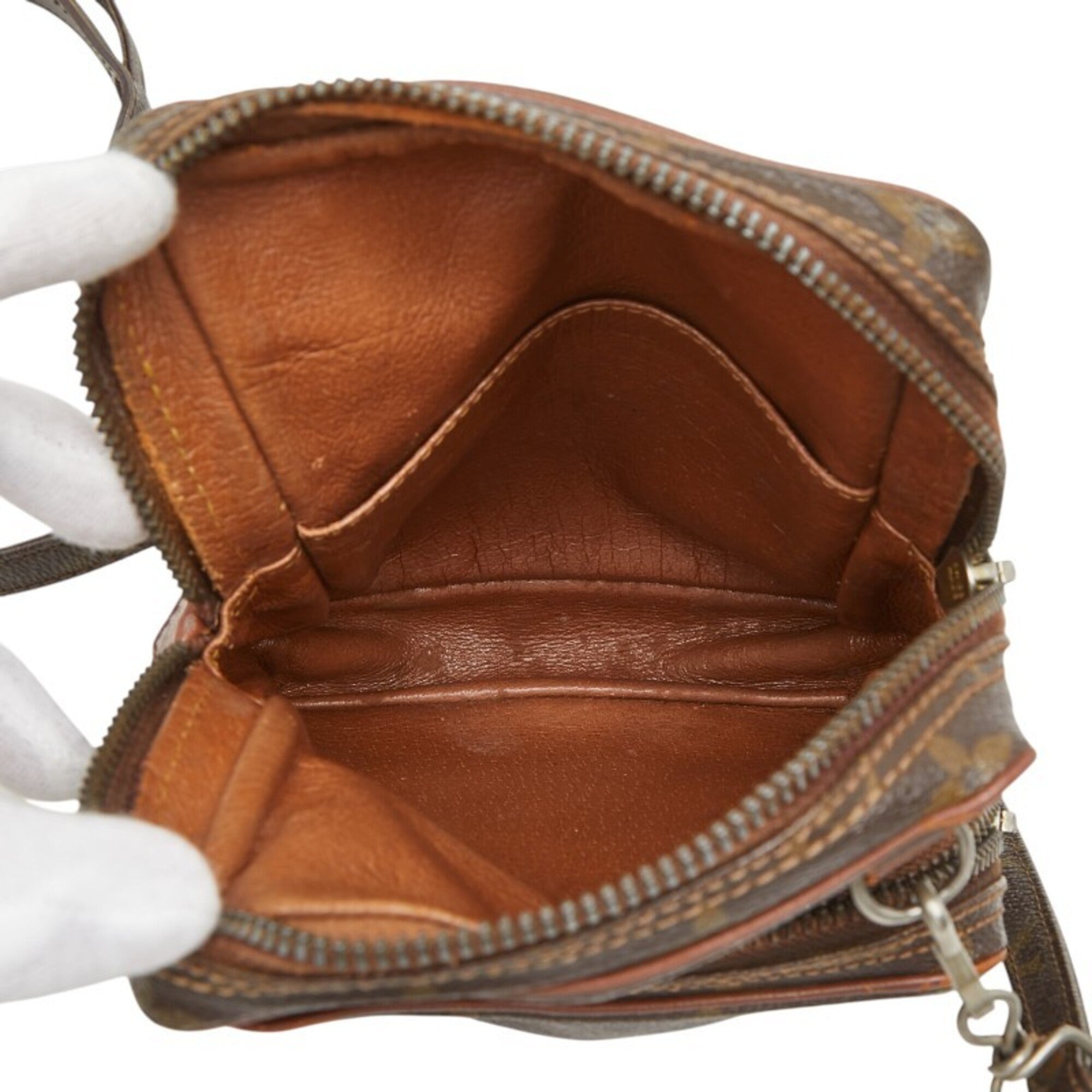 Louis Vuitton Brown Pvc Leather Shoulder Bag (Pre-Owned)