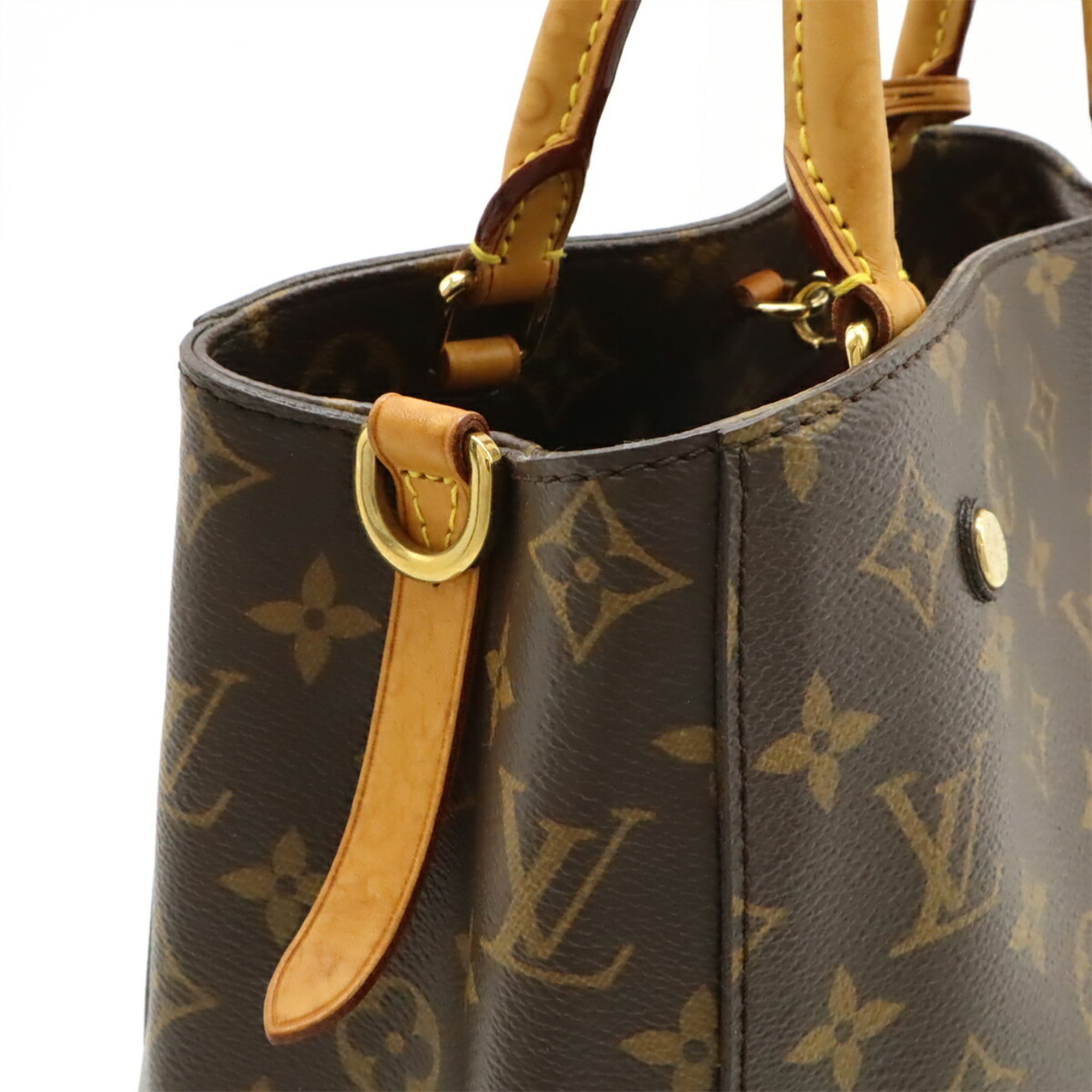 Louis Vuitton Brown Monogram Monogram Canvas Pvc Handbag Shoulder Bag (Pre-Owned)