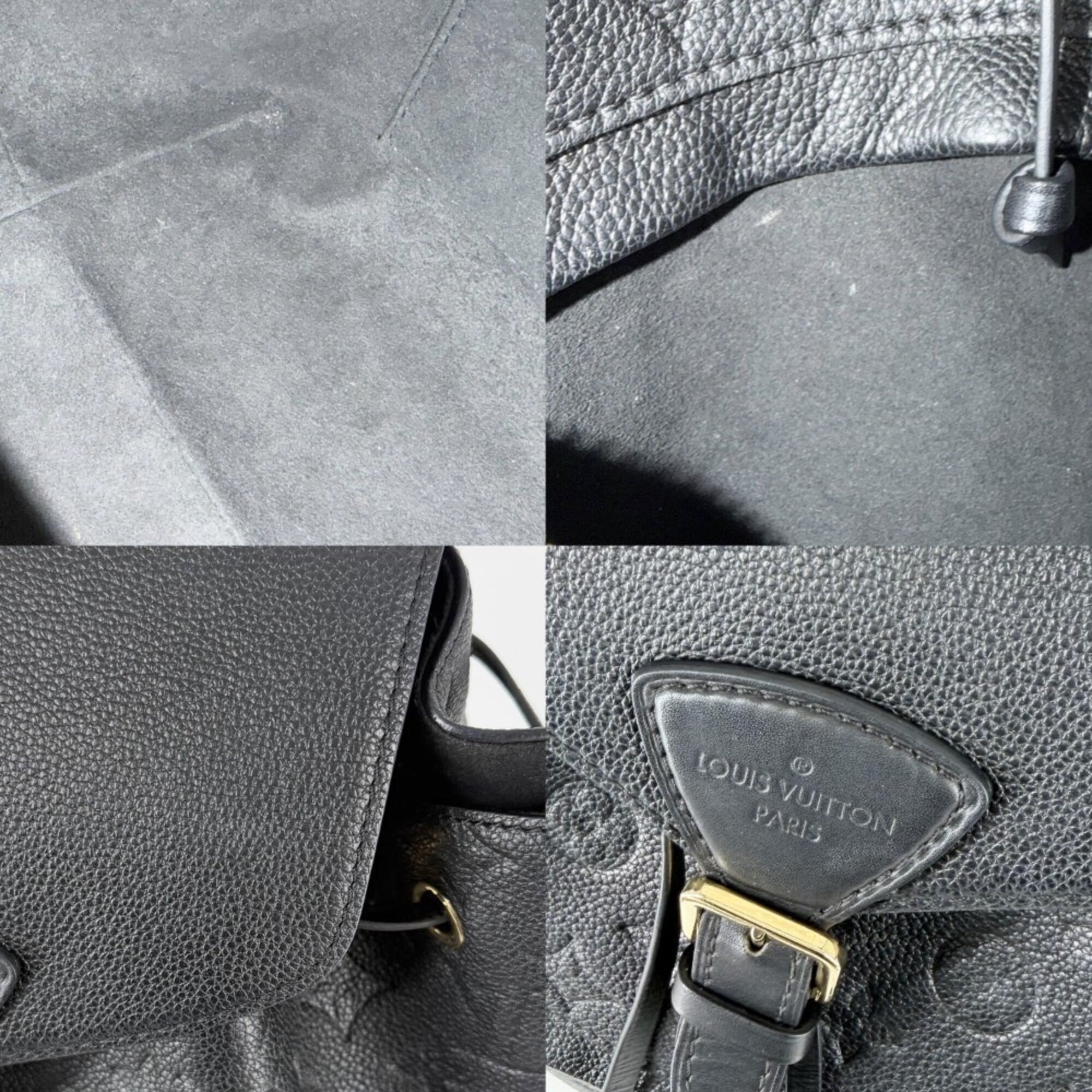 Louis Vuitton Black Monogram Empreinte Backpack (Pre-Owned)