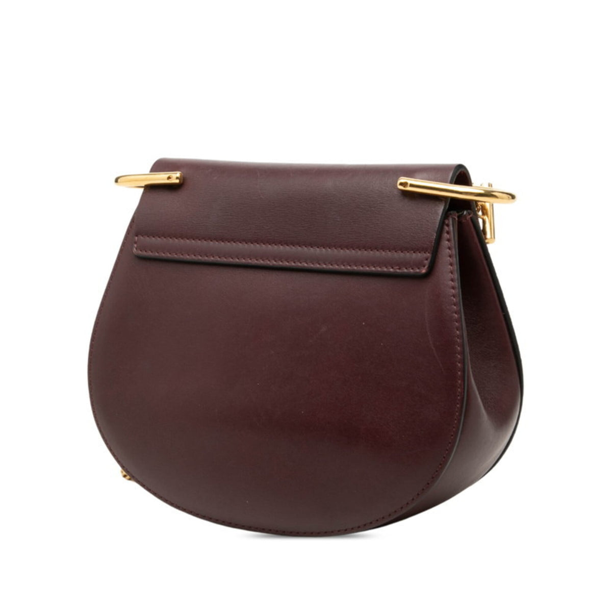 Chloé Bordeaux Suede Leather Shoulder Bag (Pre-Owned)