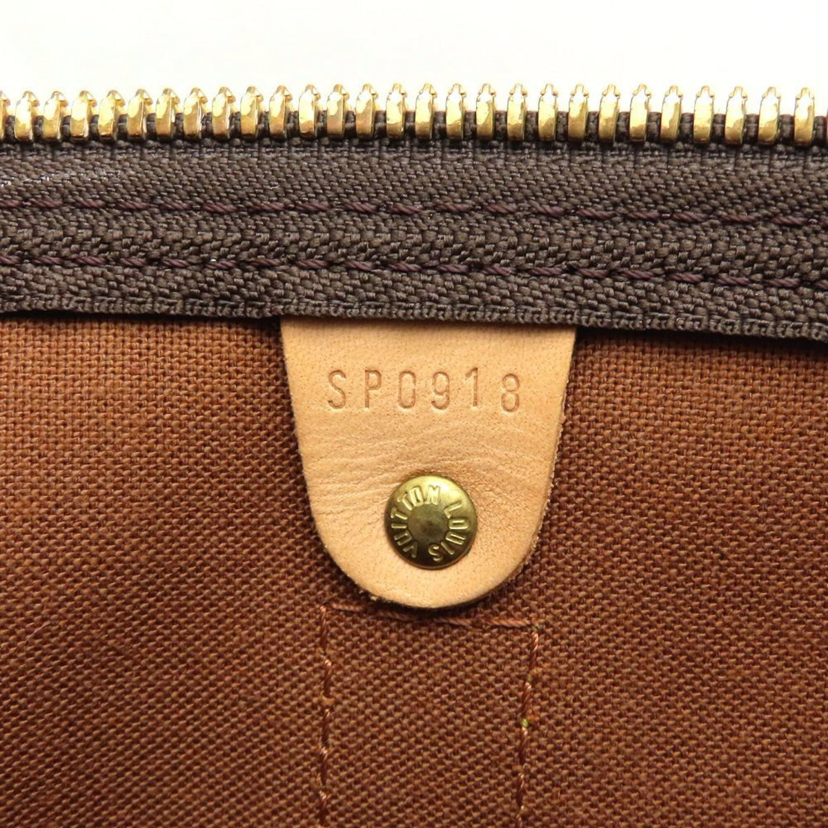 Louis Vuitton Brown Monogram Canvas Boston Bag (Pre-Owned)