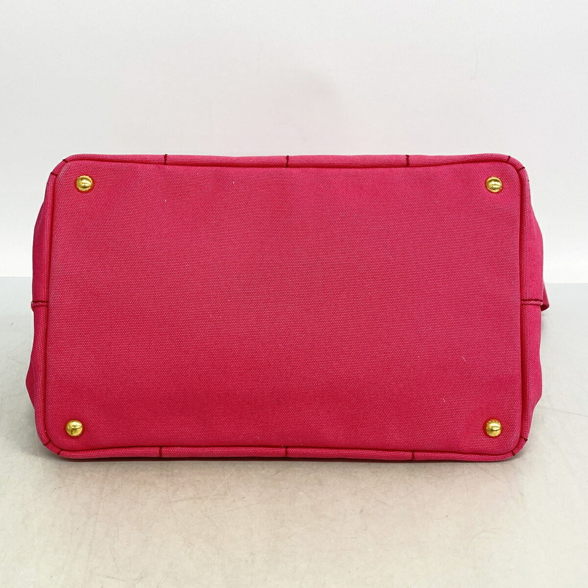Prada Pink Canvas Tote Bag (Pre-Owned)