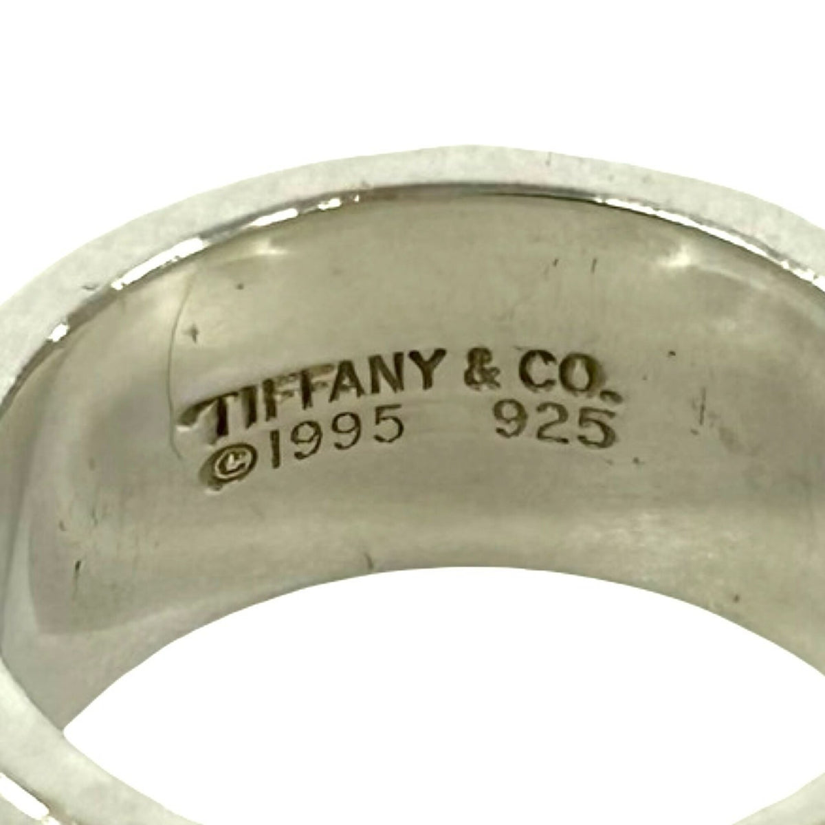 Tiffany Silver Silver 925 Band Ring (Pre-Owned)