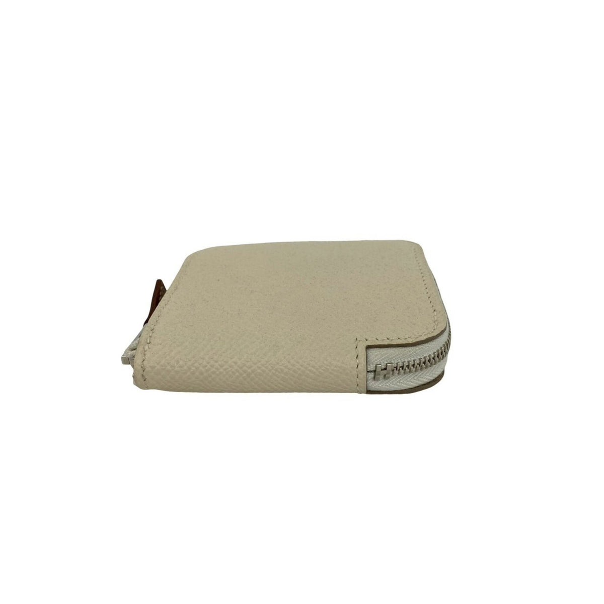 Hermes White Epsom Leather Coin Purse/Coin Case (Pre-Owned)