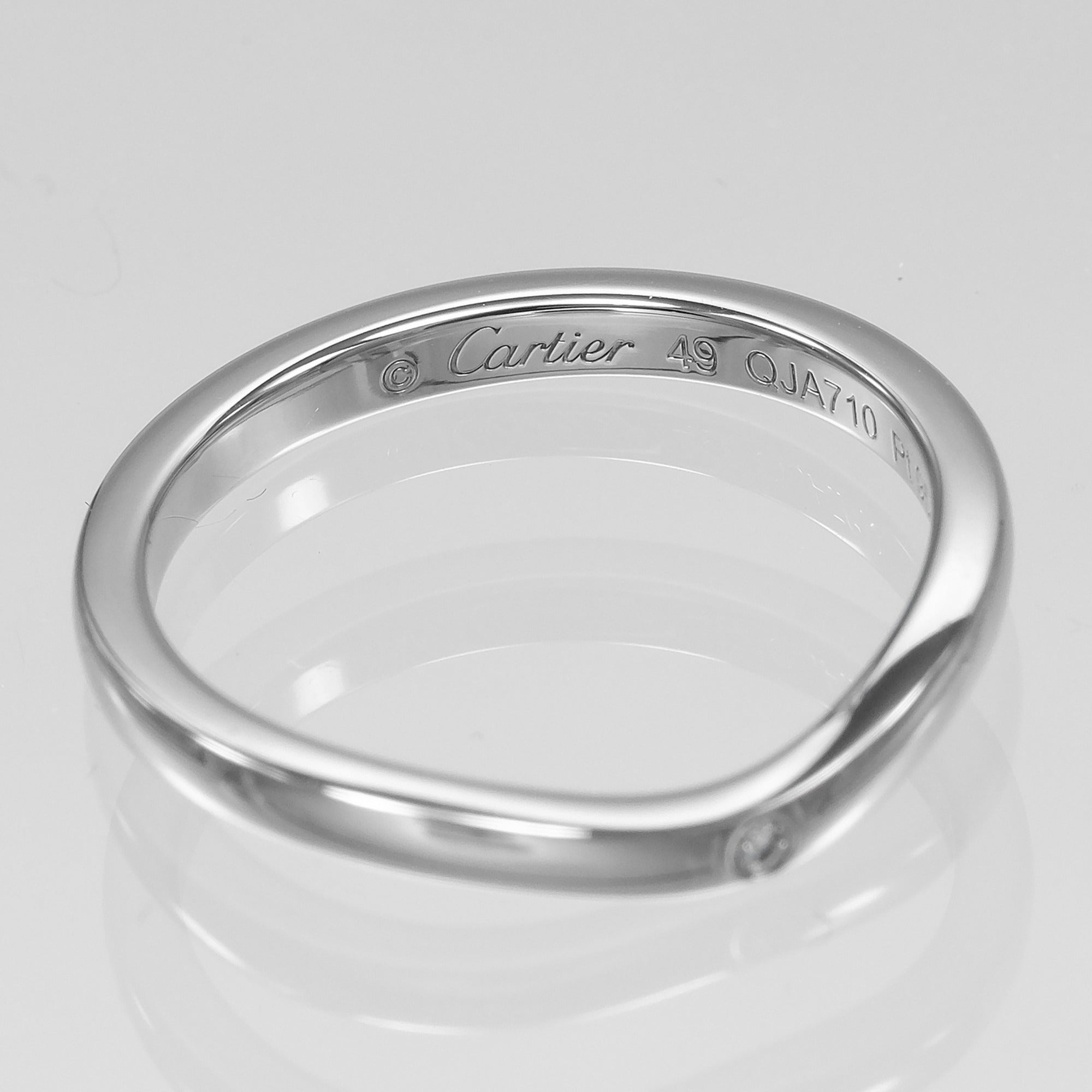 Cartier Platinum 950 Band Ring (Pre-Owned)