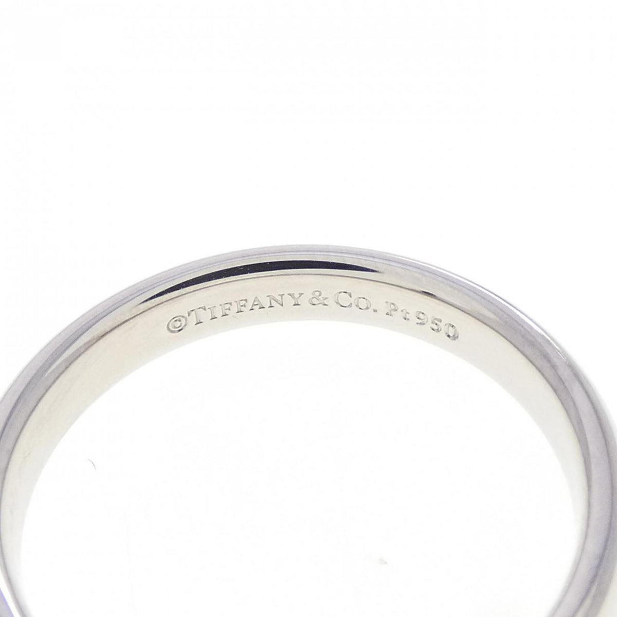 Tiffany Platinum 950 Band Ring (Pre-Owned)