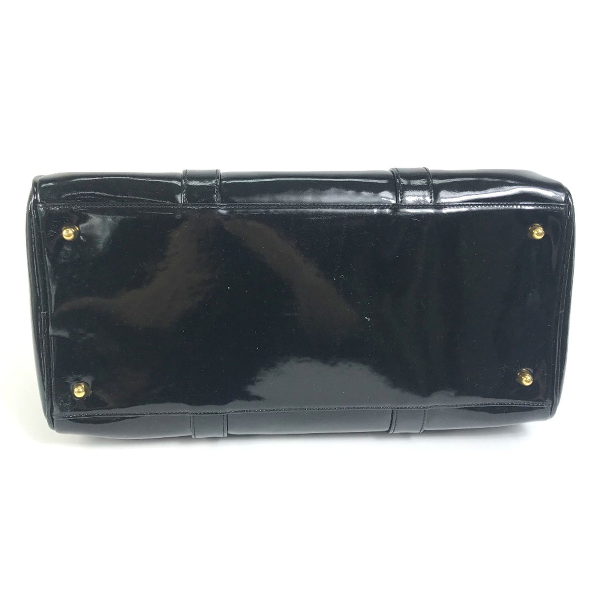 Chanel Black Patent Leather Boston Bag (Pre-Owned)