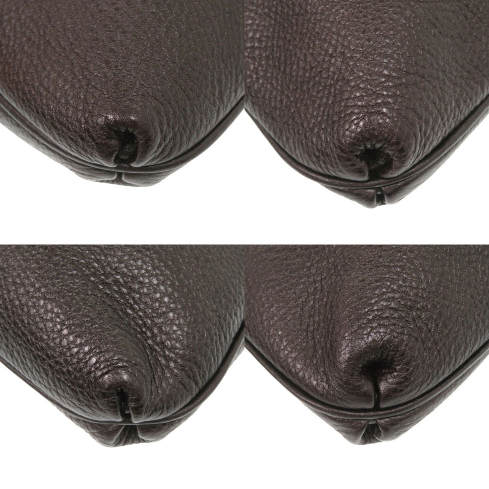 Salvatore Ferragamo Brown Leather Shoulder Bag (Pre-Owned)