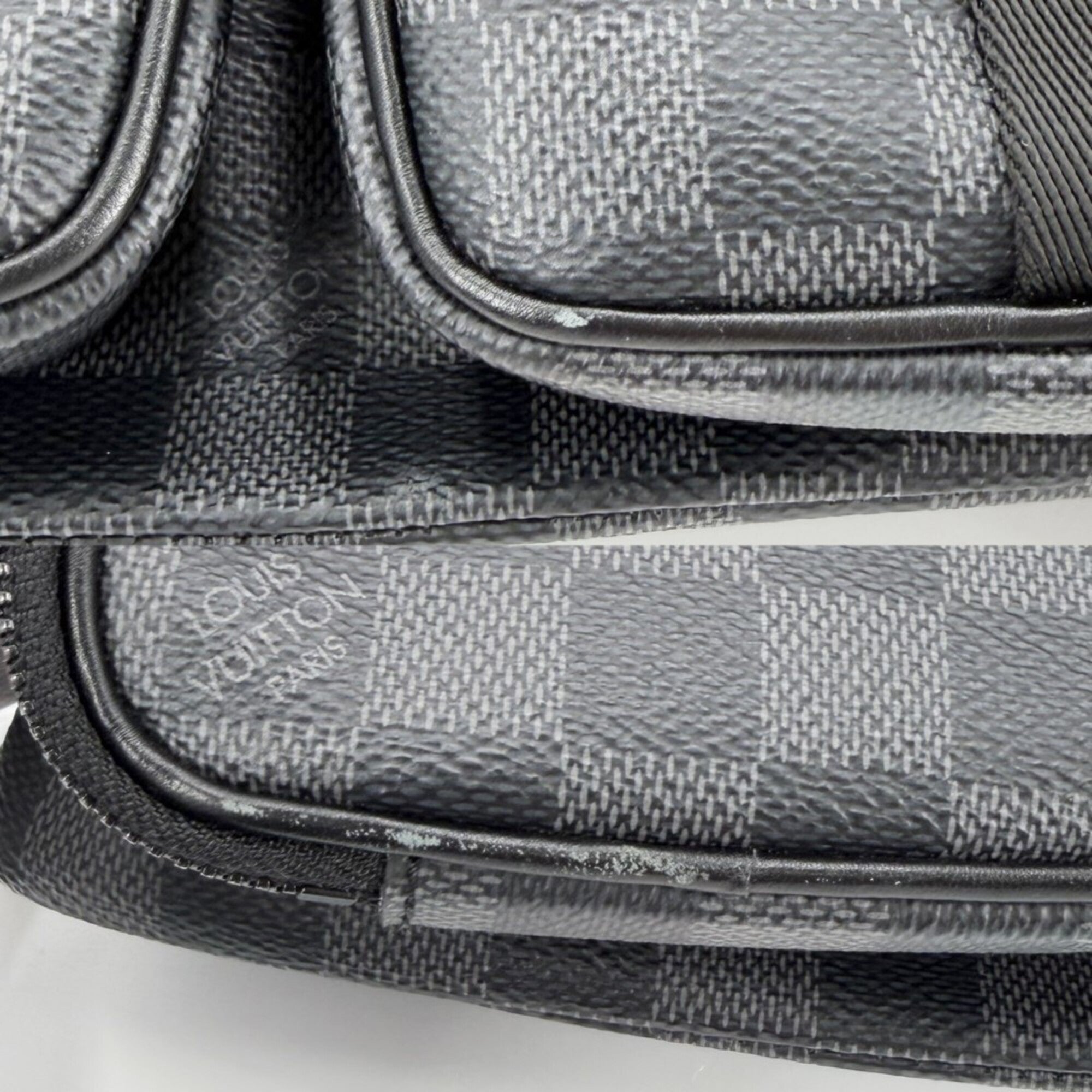 Louis Vuitton Black Damier Graphite Backpack (Pre-Owned)