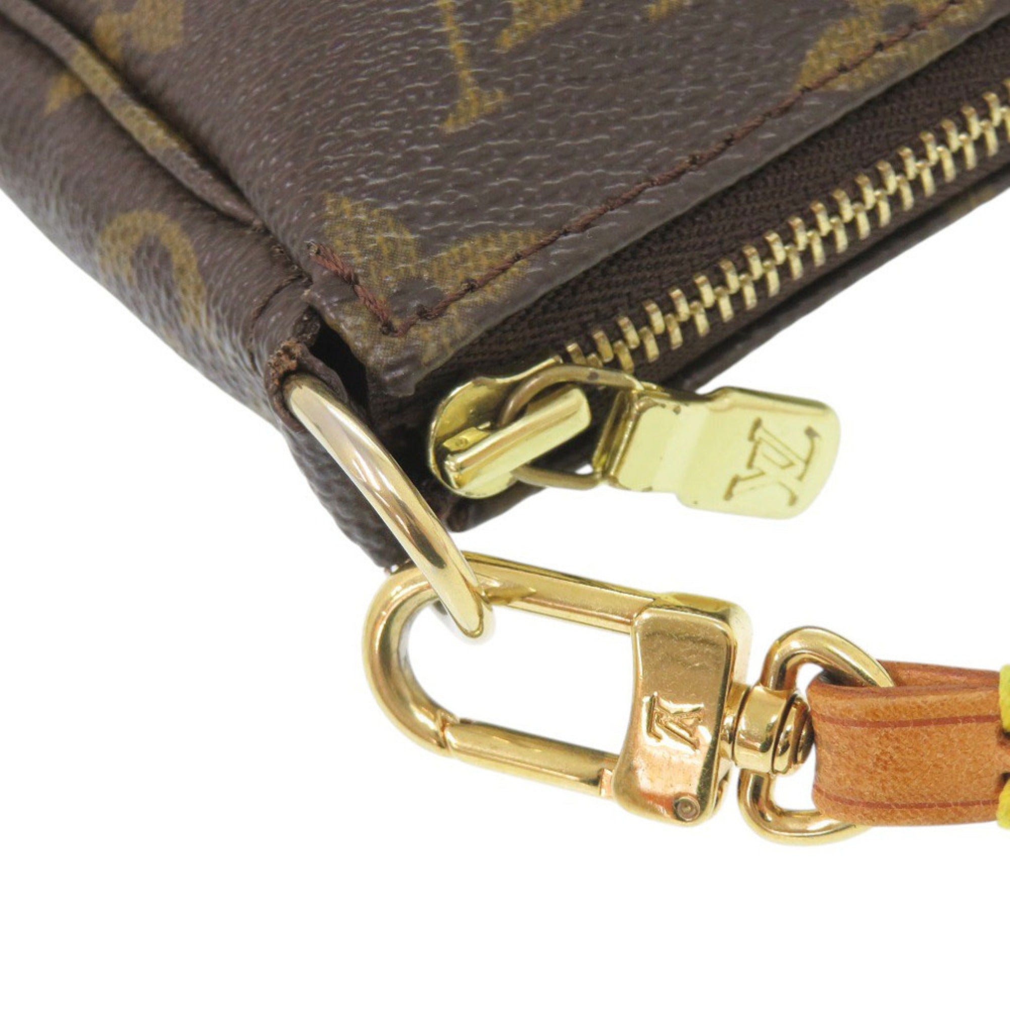 Louis Vuitton Brown Monogram Monogram Handbag Pochette Pouch (Pre-Owned)
