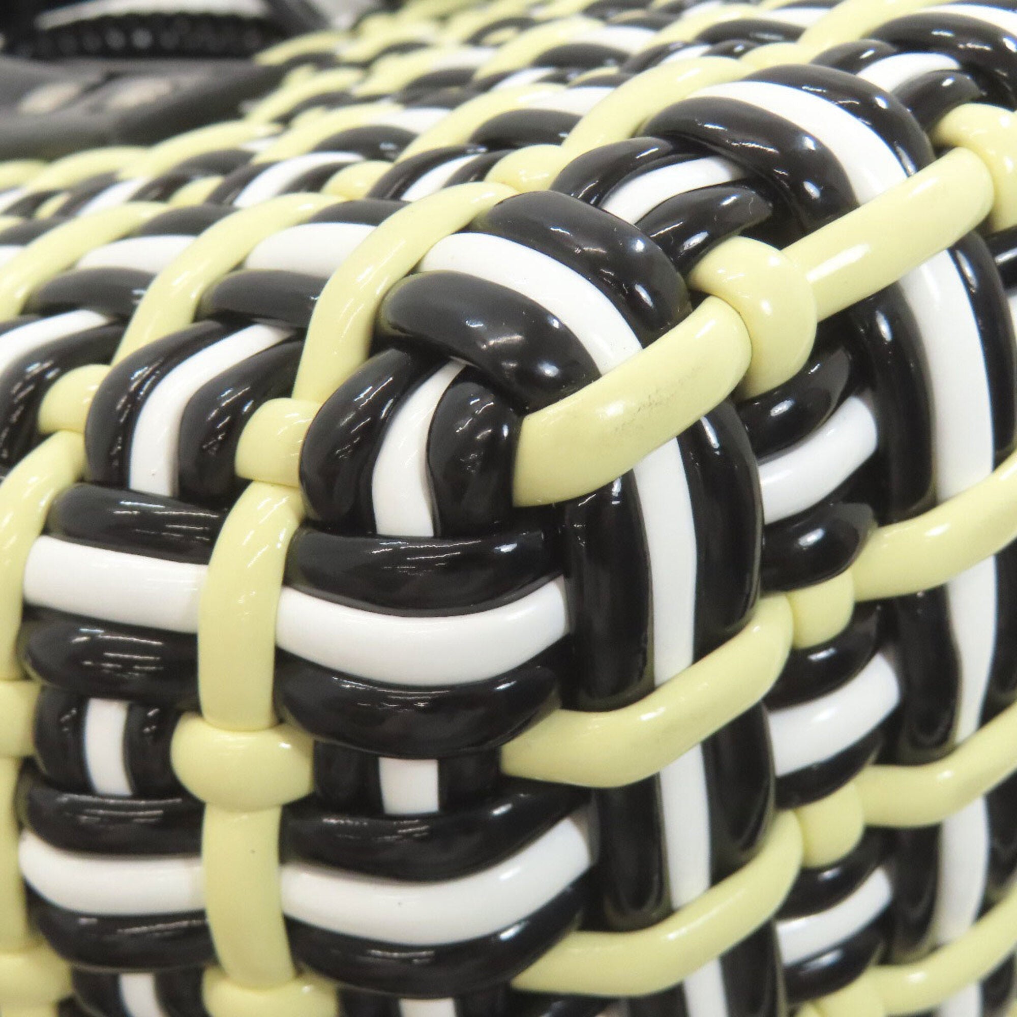 Balenciaga Black Yellow Leather Handbag (Pre-Owned)