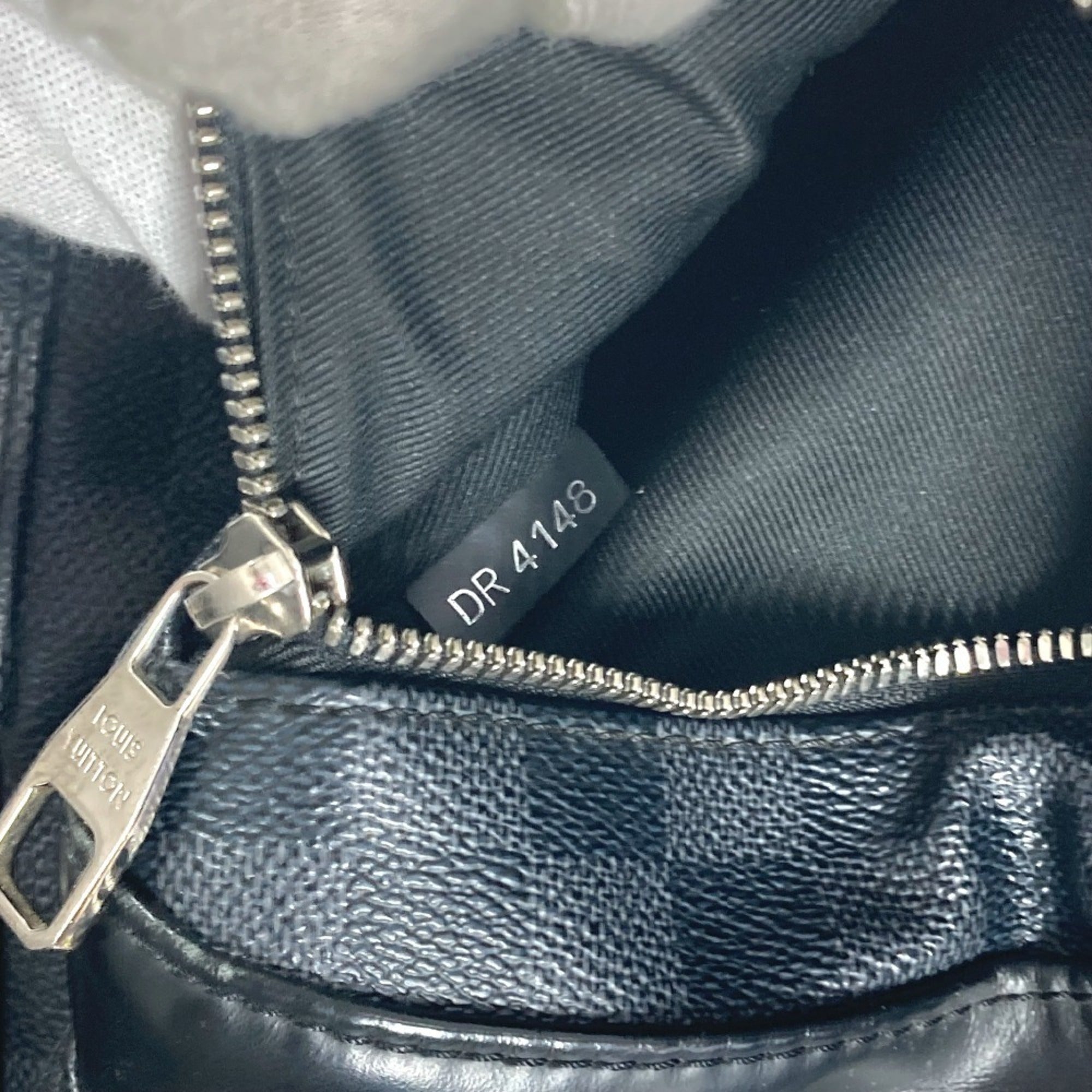Louis Vuitton Black Damier Graphite Backpack (Pre-Owned)