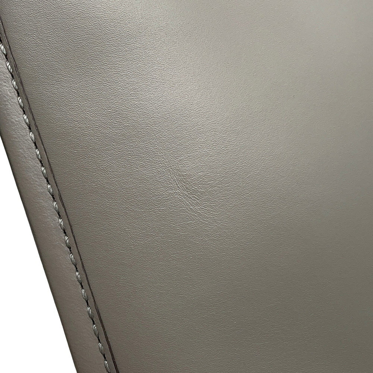 Fendi Gray Leather Handbag Shoulder Bag Tote Bag (Pre-Owned)