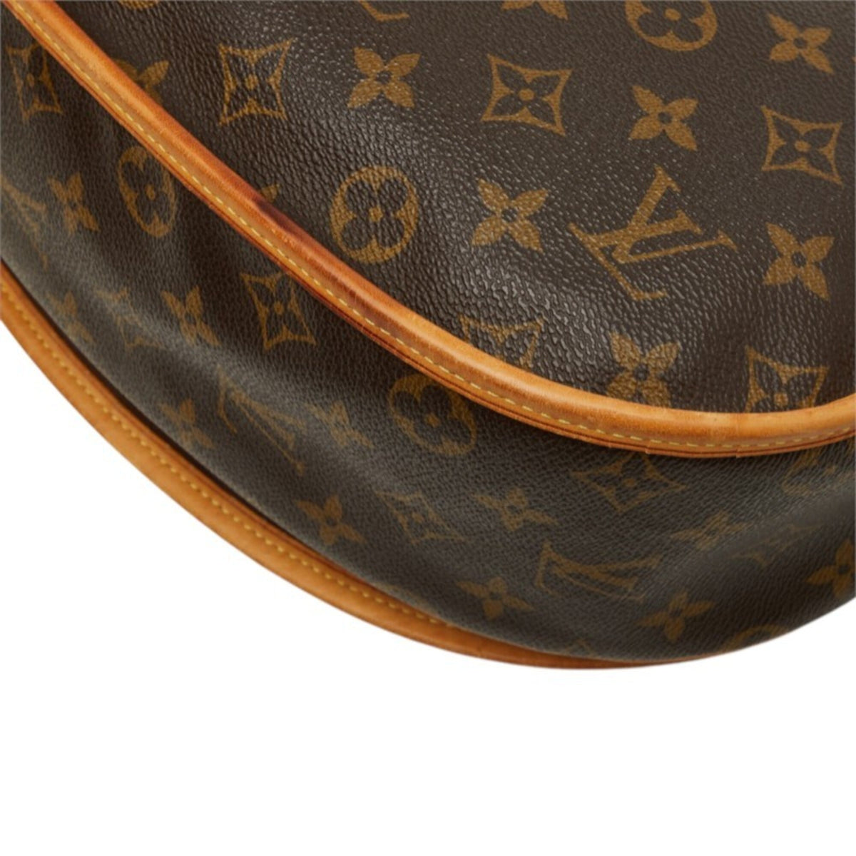 Louis Vuitton Brown Pvc Leather Shoulder Bag (Pre-Owned)