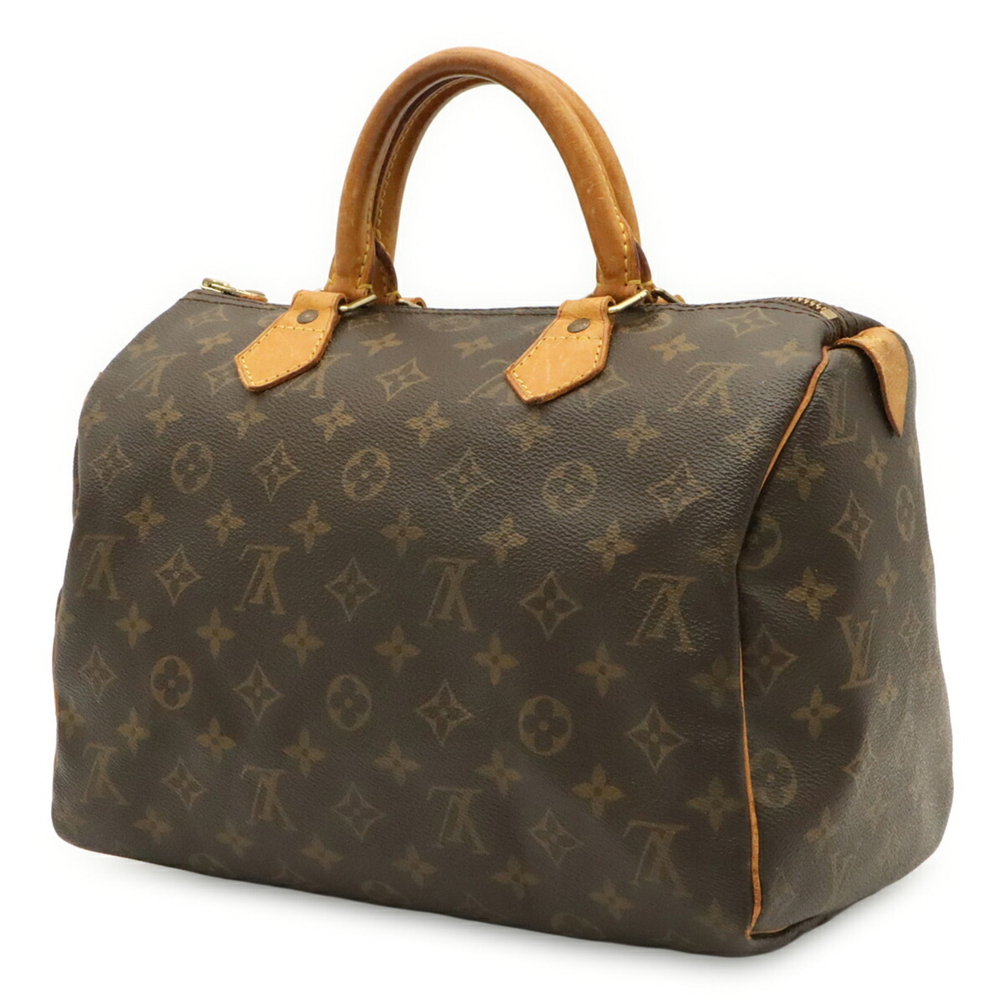 Louis Vuitton Brown Monogram Canvas Boston Bag Handbag (Pre-Owned)