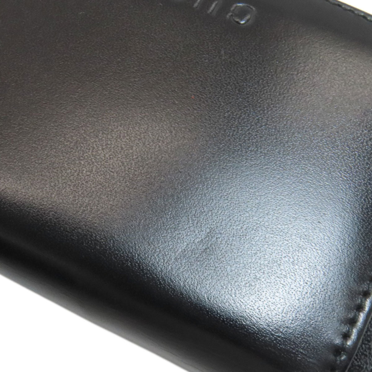 Gucci Black Leather Coin Purse/Coin Case (Pre-Owned)