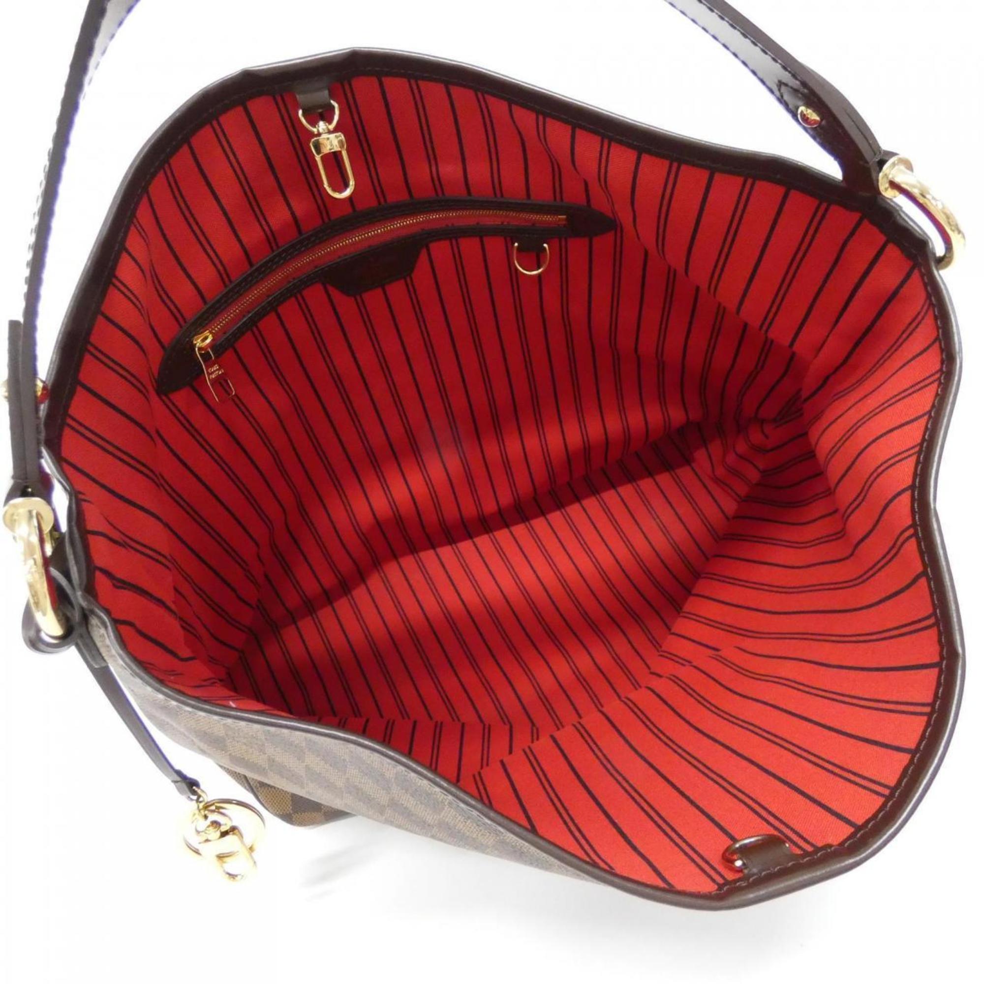 Louis Vuitton Ebene Coated Canvas Shoulder Bag (Pre-Owned)