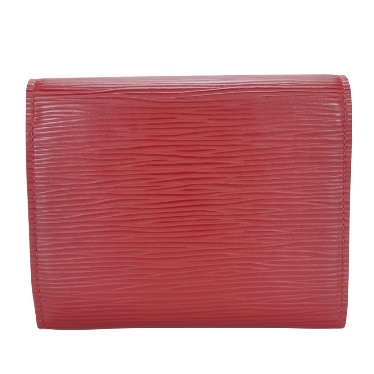 Louis Vuitton Ruby Epi Leather Wallet (Tri-Fold) (Pre-Owned)
