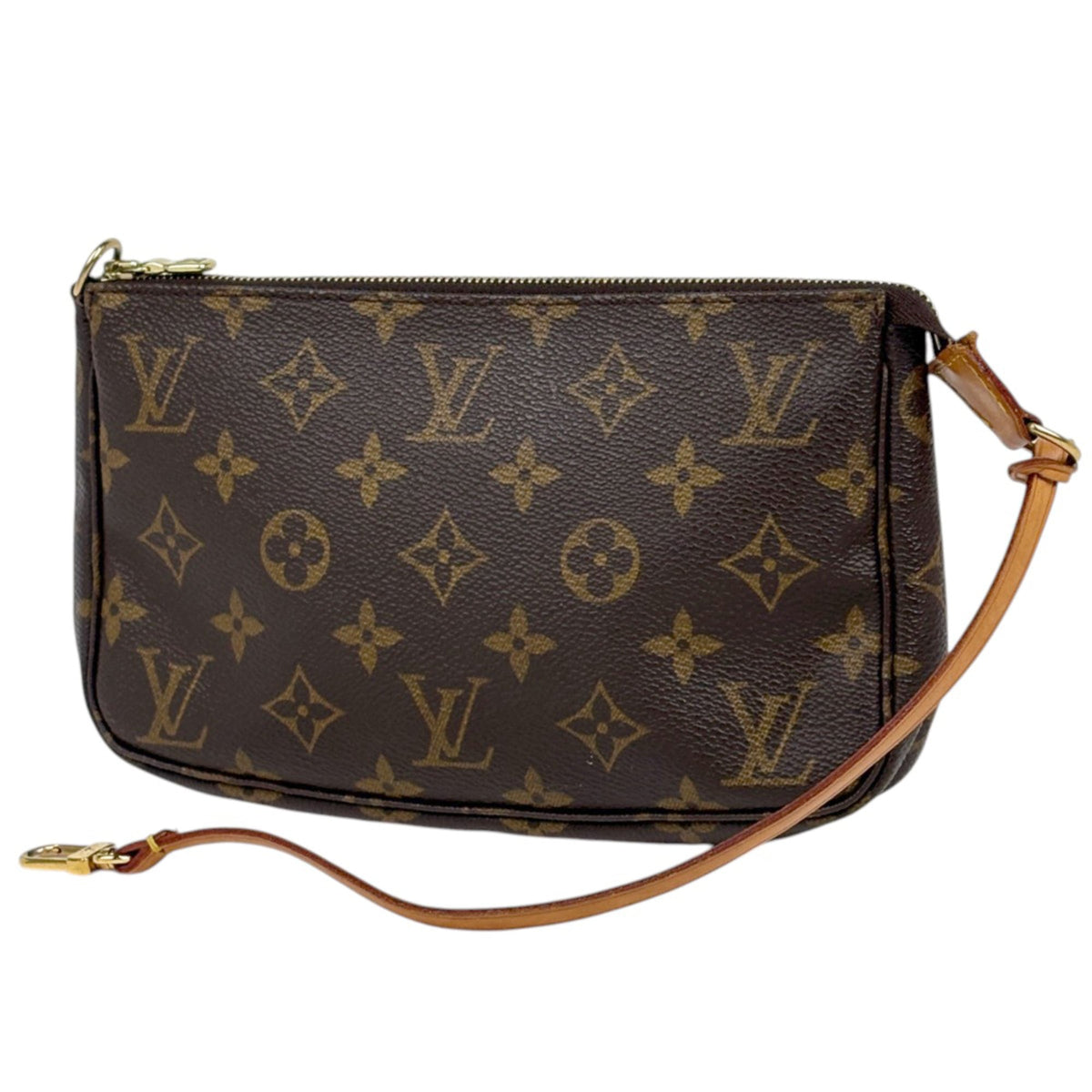 Louis Vuitton Brown Monogram Pochette Pouch (Pre-Owned)