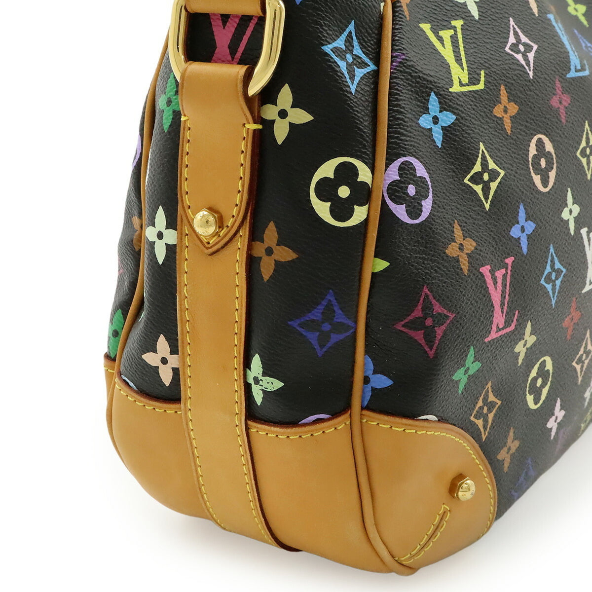 Louis Vuitton Black Noir Monogram Canvas Shoulder Bag (Pre-Owned)