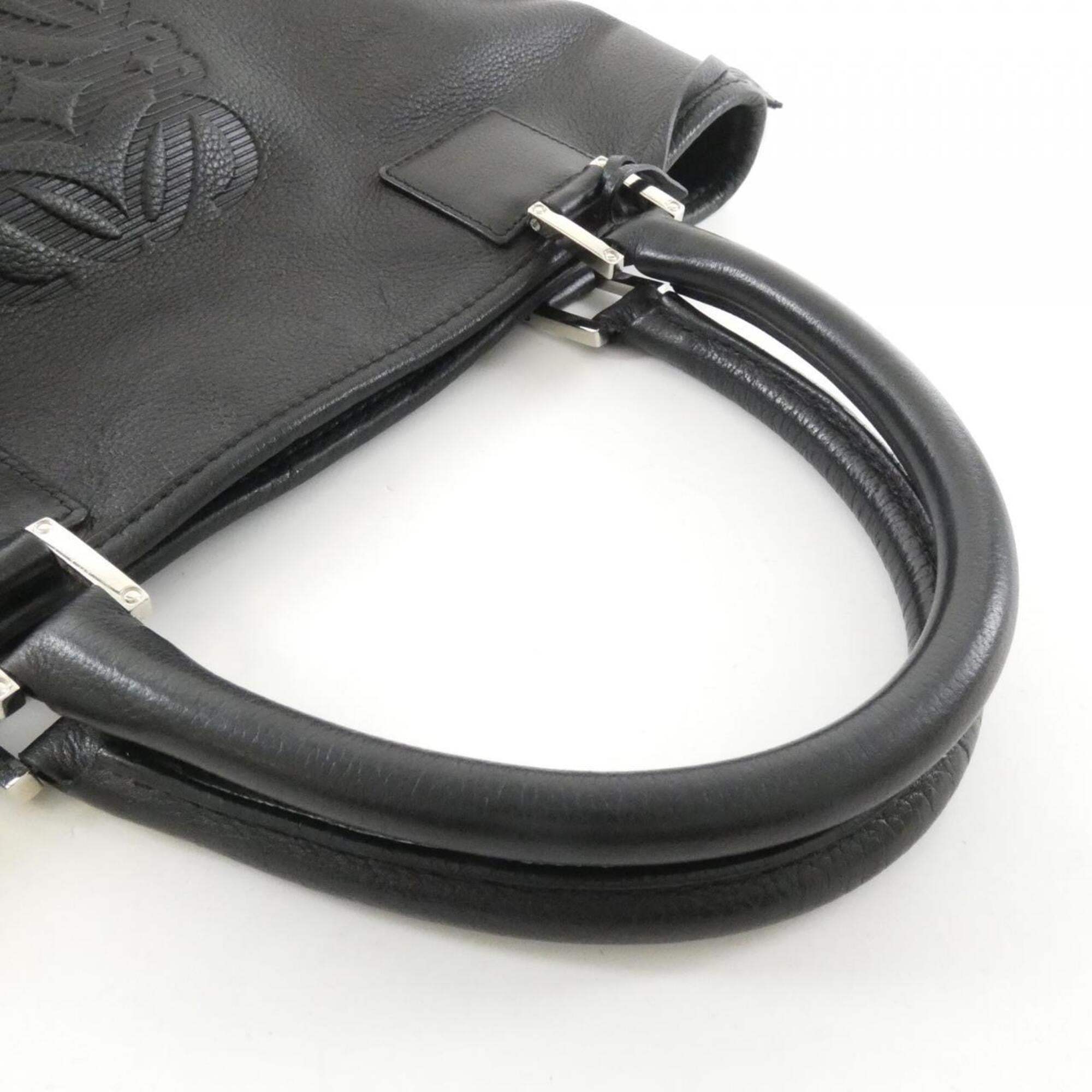 Loewe Black Leather Handbag (Pre-Owned)