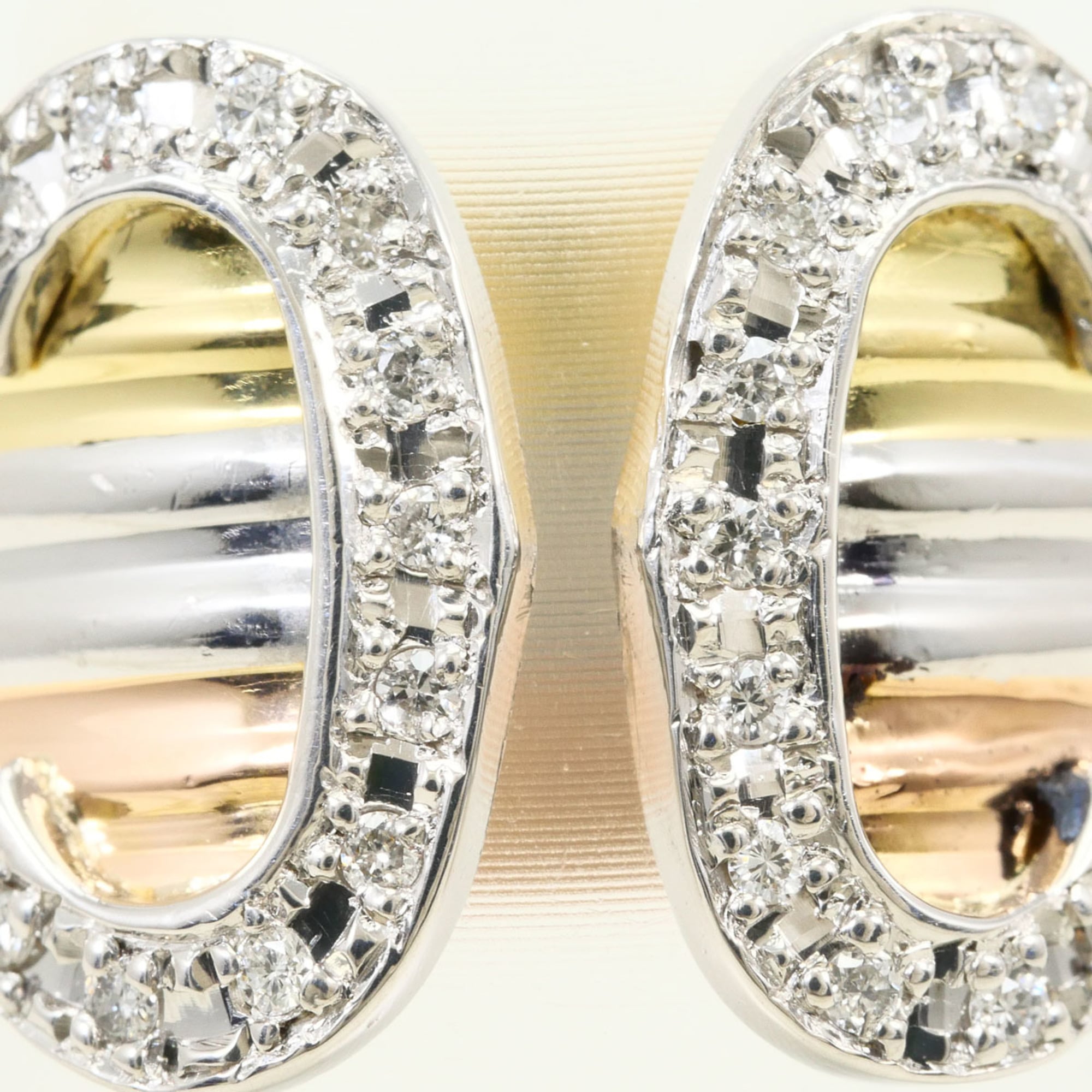 Unbranded Pink Gold Platinum Yellow Gold Yellow Gold (18K) Pink Gold (18K) Platinum 900 Band Ring (Pre-Owned)