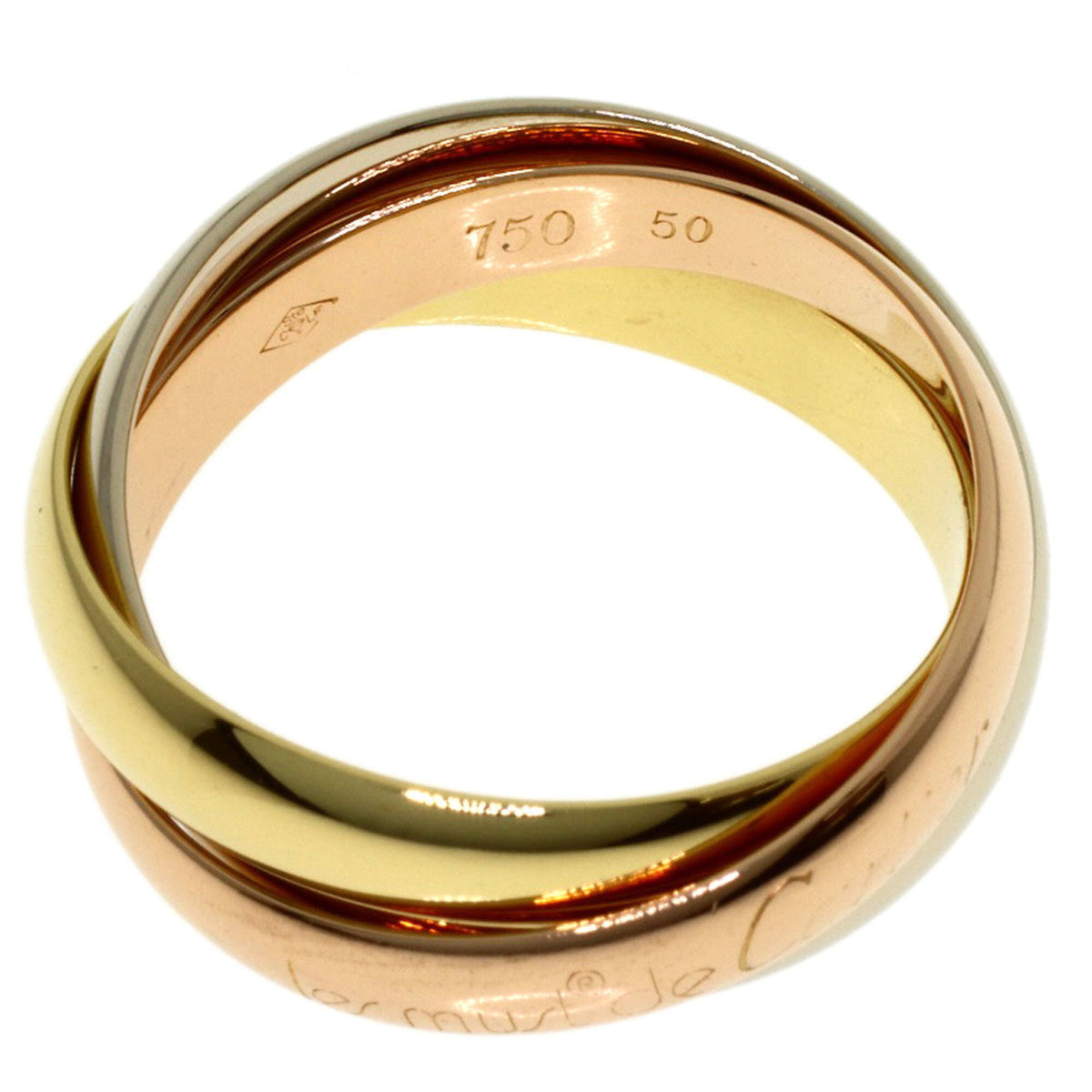 Cartier Yellow Gold (18K) Pink Gold (18K) White Gold (18K) Band Ring (Pre-Owned)