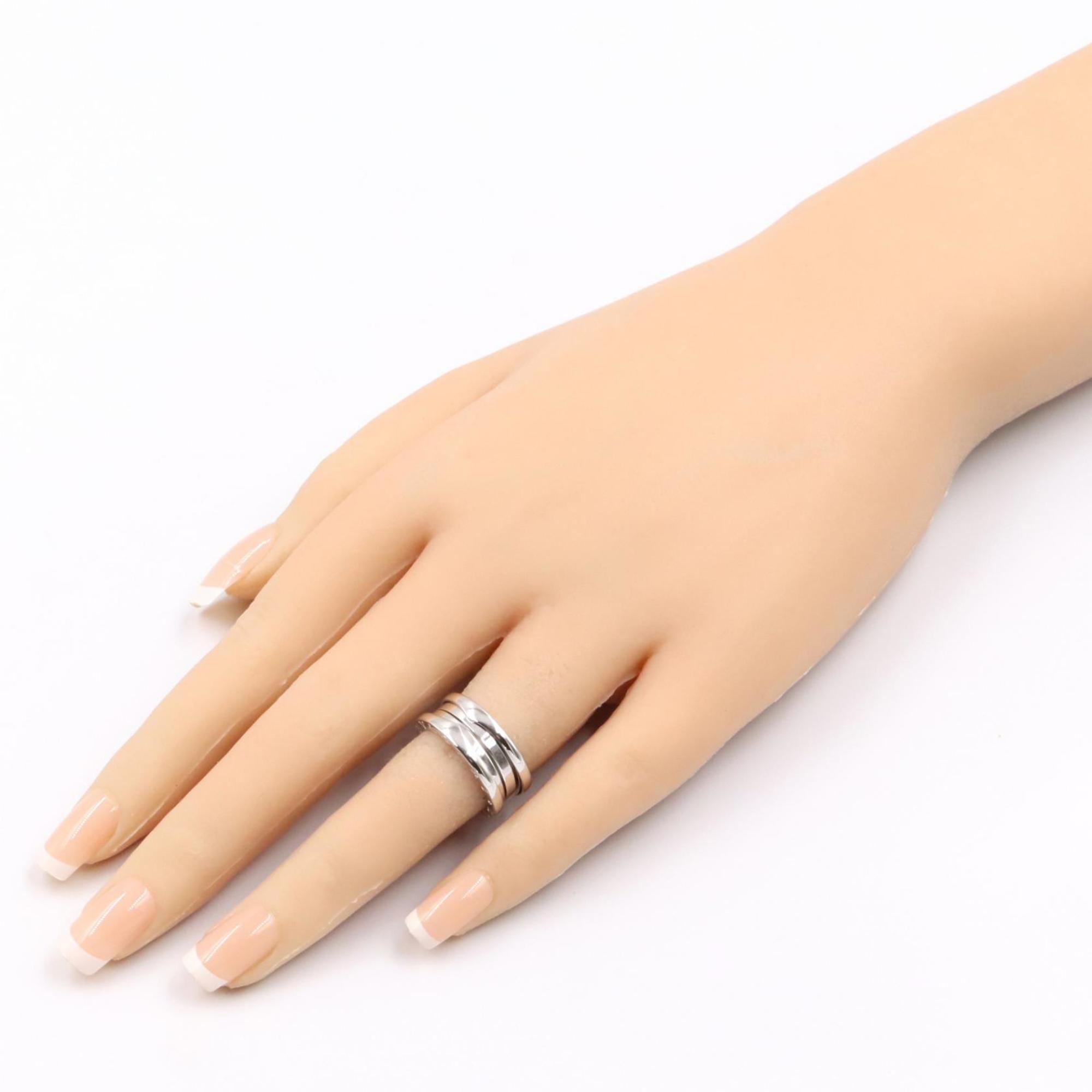 Bvlgari Silver White Gold (18K) Band Ring (Pre-Owned)