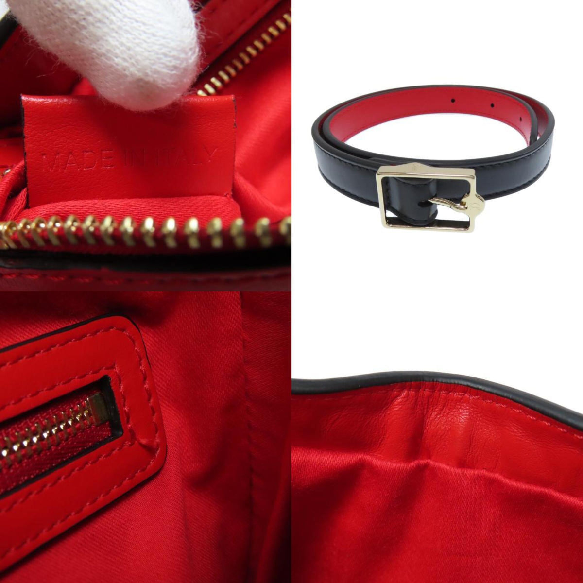 Christian Louboutin Black Leather Handbag (Pre-Owned)