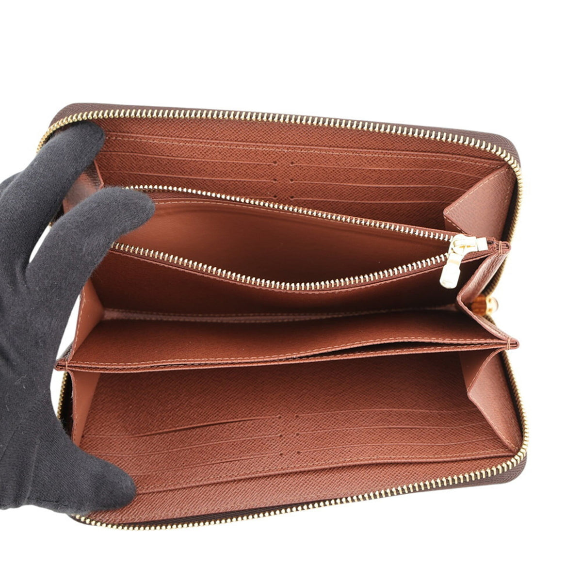 Louis Vuitton Monogram Brown Monogram Long Wallet (Bi-Fold) (Pre-Owned)