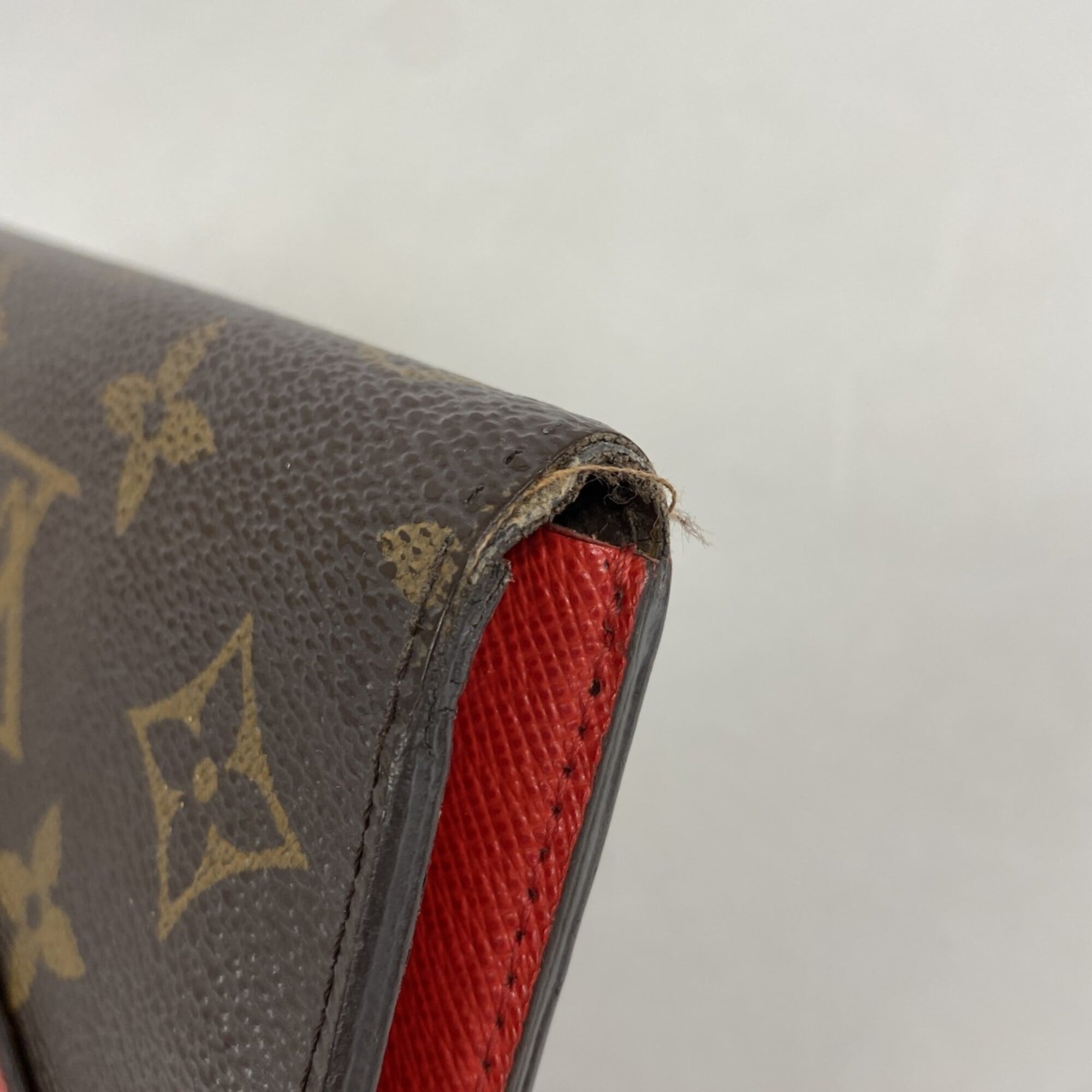 Louis Vuitton Brown Coquelicots Long Wallet (Tri-Fold) (Pre-Owned)