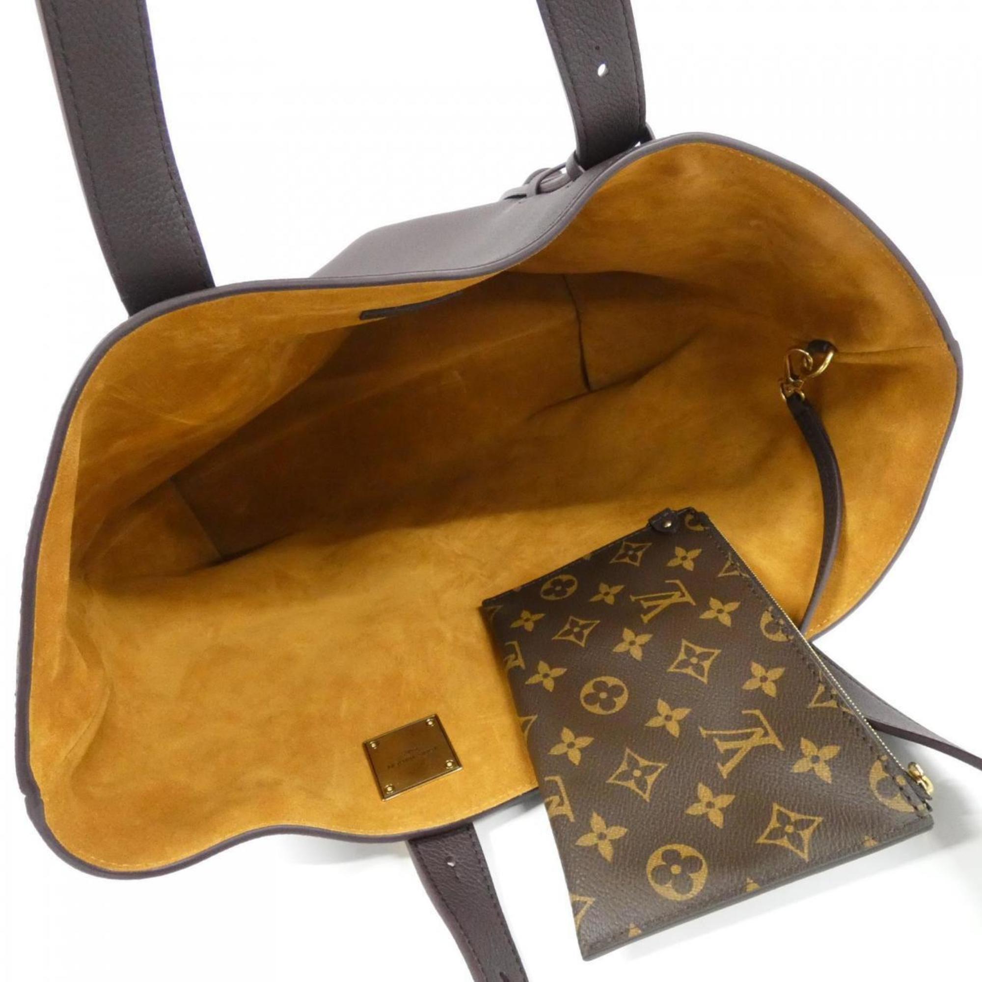 Louis Vuitton Brown Chocolat Leather Handbag (Pre-Owned)