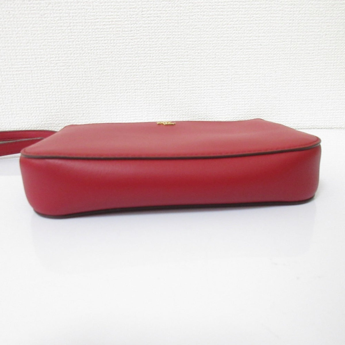 Ralph Lauren Red Color Leather Shoulder Bag (Pre-Owned)