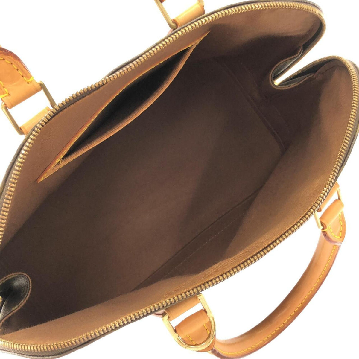 Louis Vuitton Brown Coated Canvas Handbag (Pre-Owned)