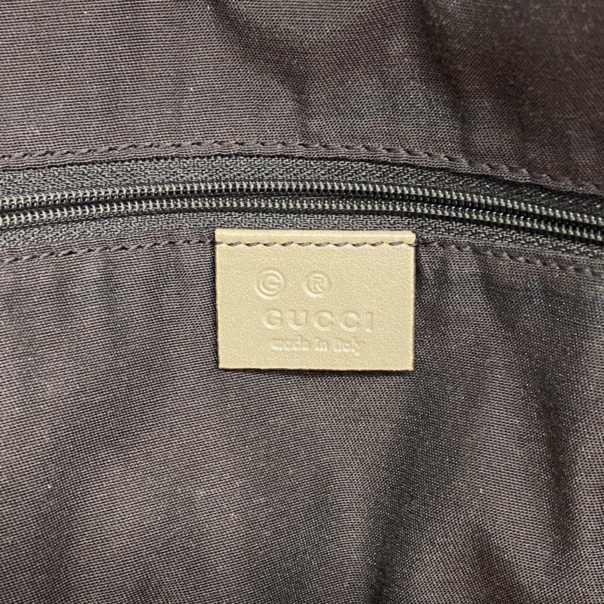 Gucci Beige Leather Tote Bag (Pre-Owned)